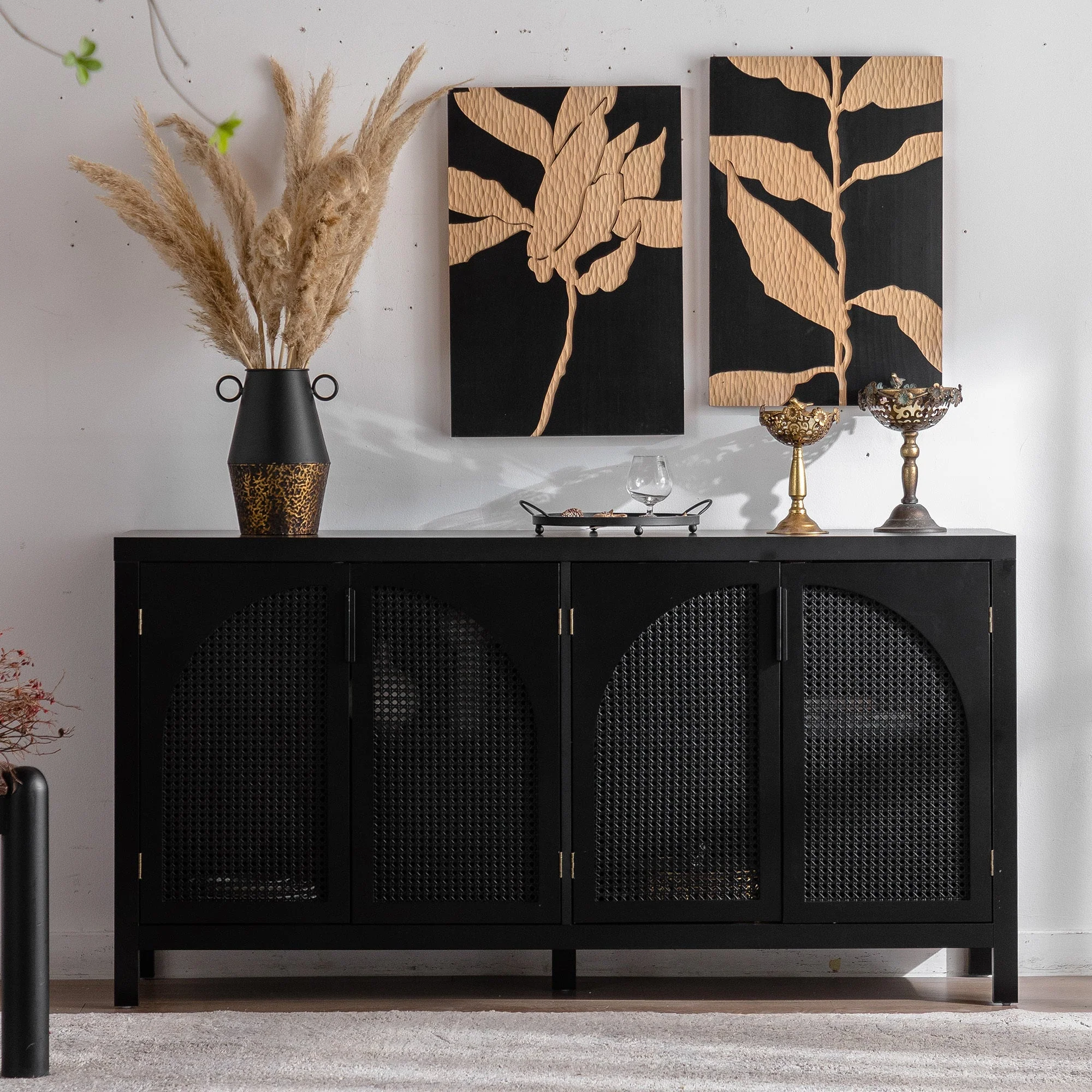 Modern Storage Sideboard Buffet Cabinet - Image 3