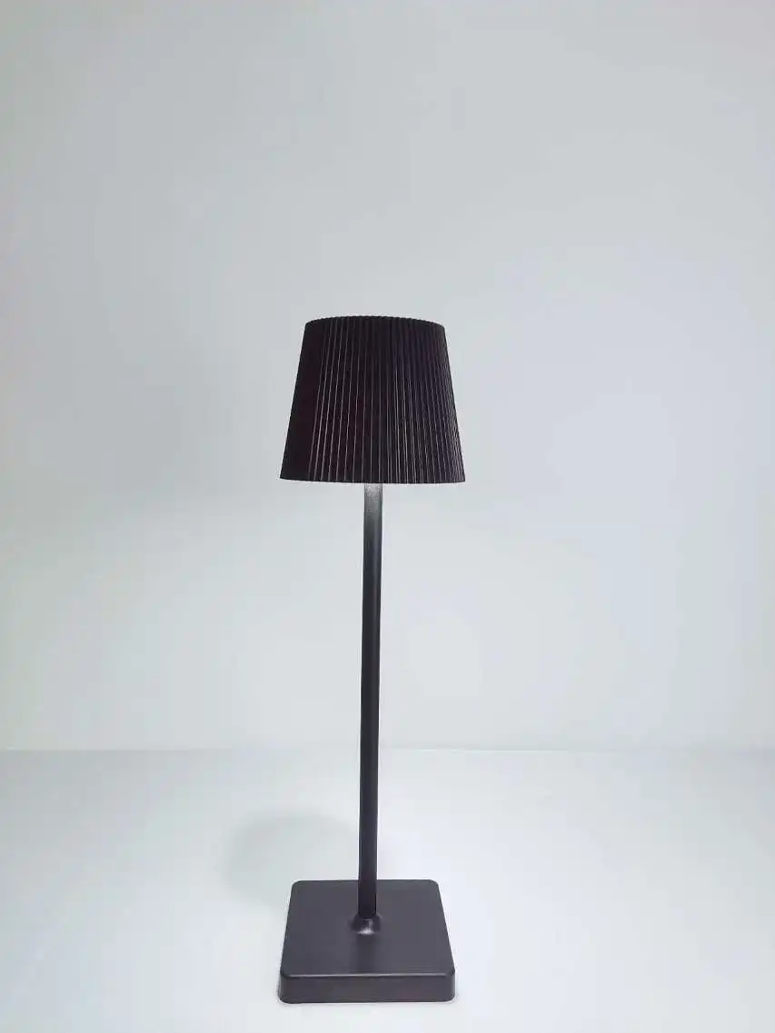 Modern Stripe LED Table Lamp USB Wireless Charging Touch Dimmable Bedside Light - Image 10