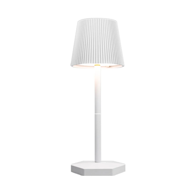 Modern Stripe LED Table Lamp USB Wireless Charging Touch Dimmable Bedside Light - Image 11