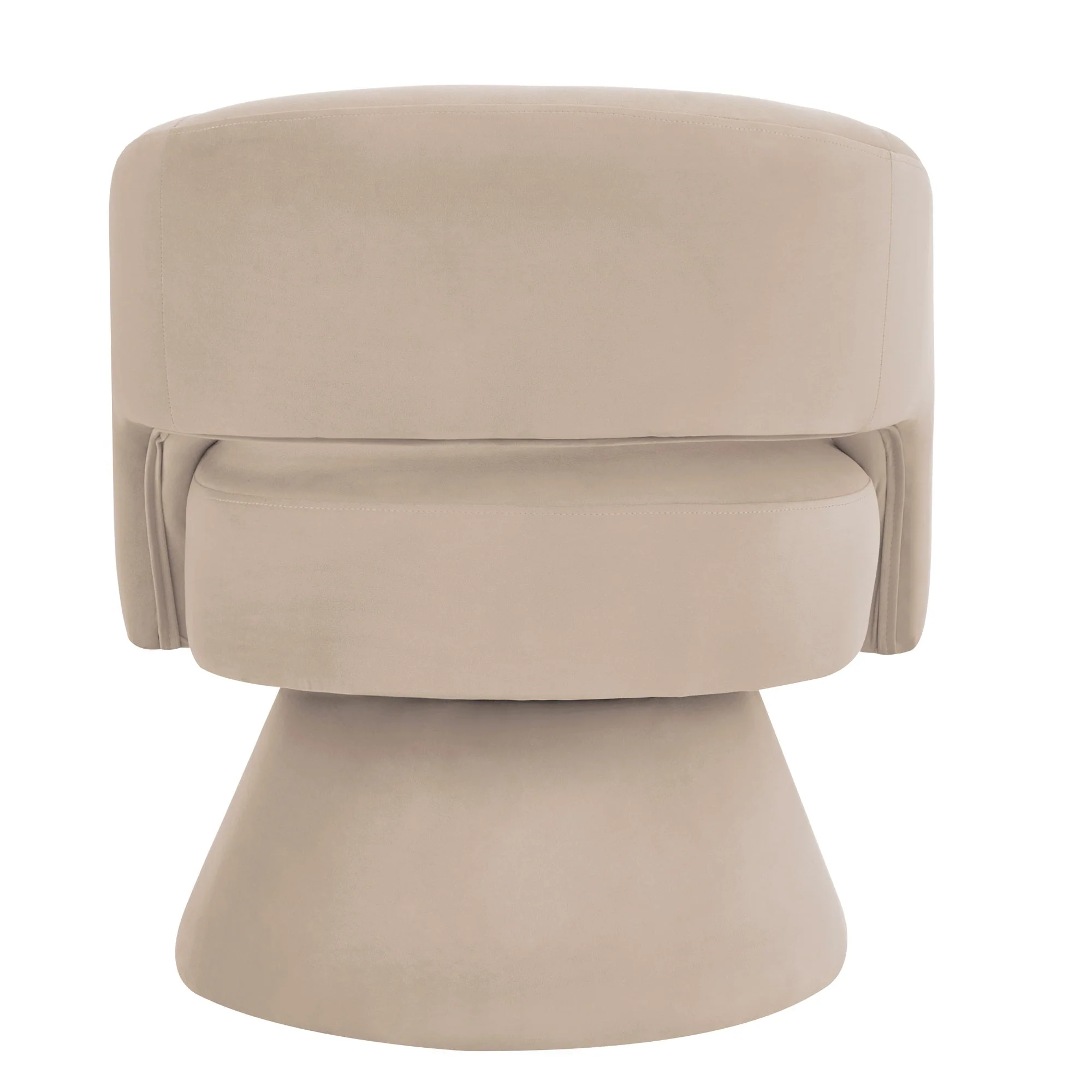 Modern Swivel Barrel Chair - Image 6