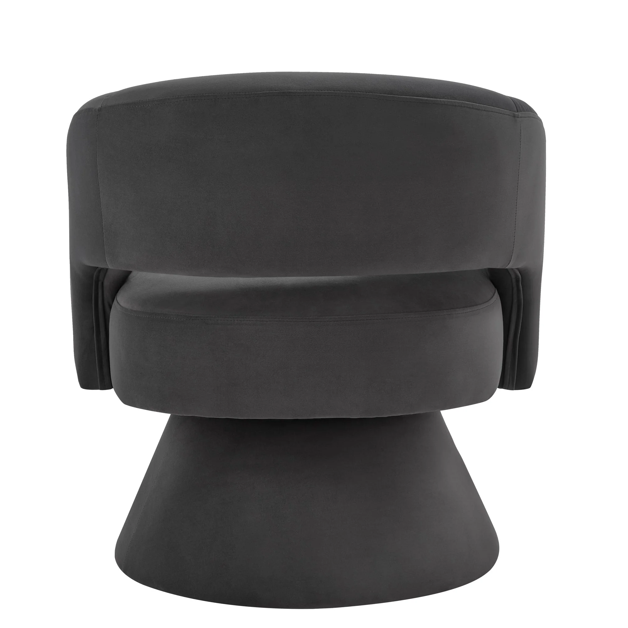 Modern Swivel Barrel Chair Upholstered Velvet Accent Chair - Image 6