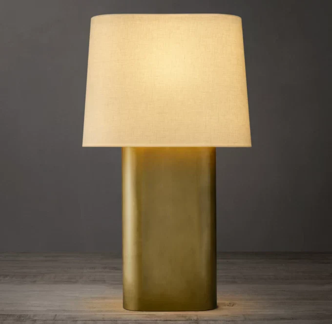 Modern Table Lamp with Linen Shade 24" 32" E26 LED Desk Light - Image 6