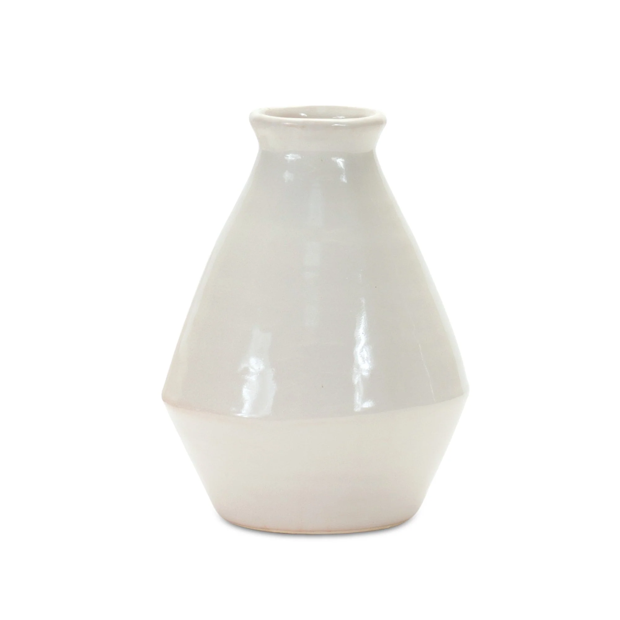 Modern Terra Cotta Tapered Vase (Set of 2) - Image 2