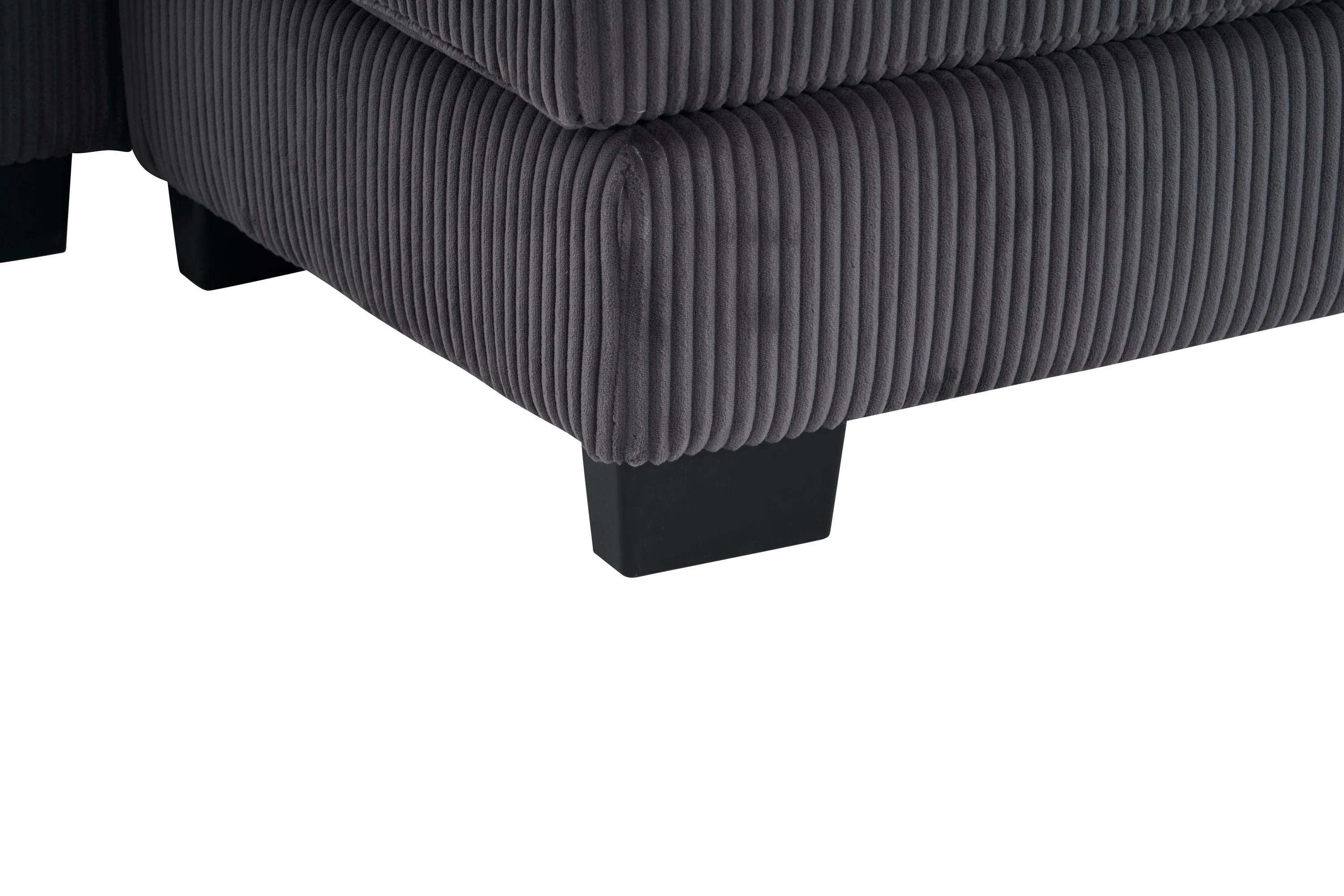 Modern U Shaped 6-Seat Sectional Sofa Couch with Ottoman - Image 27
