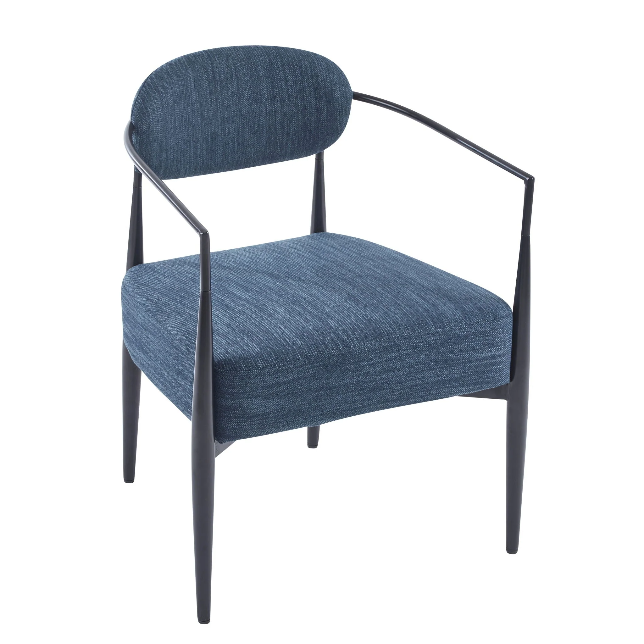 Modern Upholstered Accent Armchair With Pocket Spring Seat - Image 2