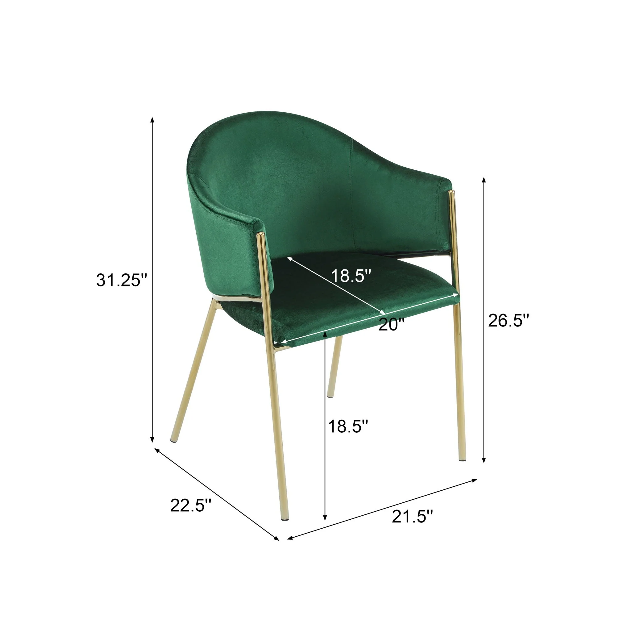 Modern Upholstered Dining Chair with Frame and Plush Comfort - Image 10
