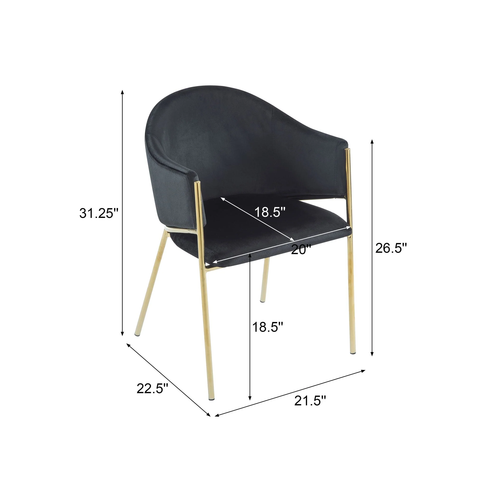 Modern Upholstered Dining Chair with Frame and Plush Comfort - Image 11