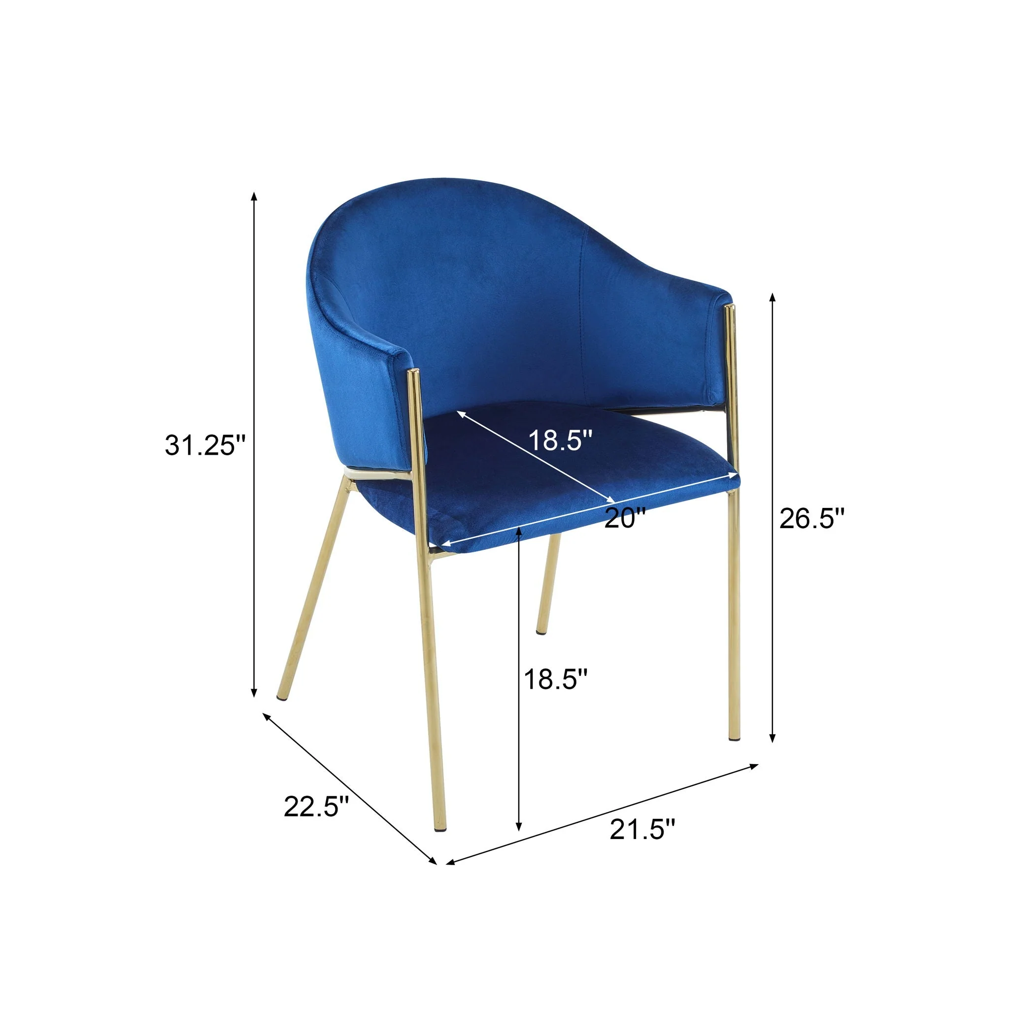 Modern Upholstered Dining Chair with Frame and Plush Comfort - Image 6