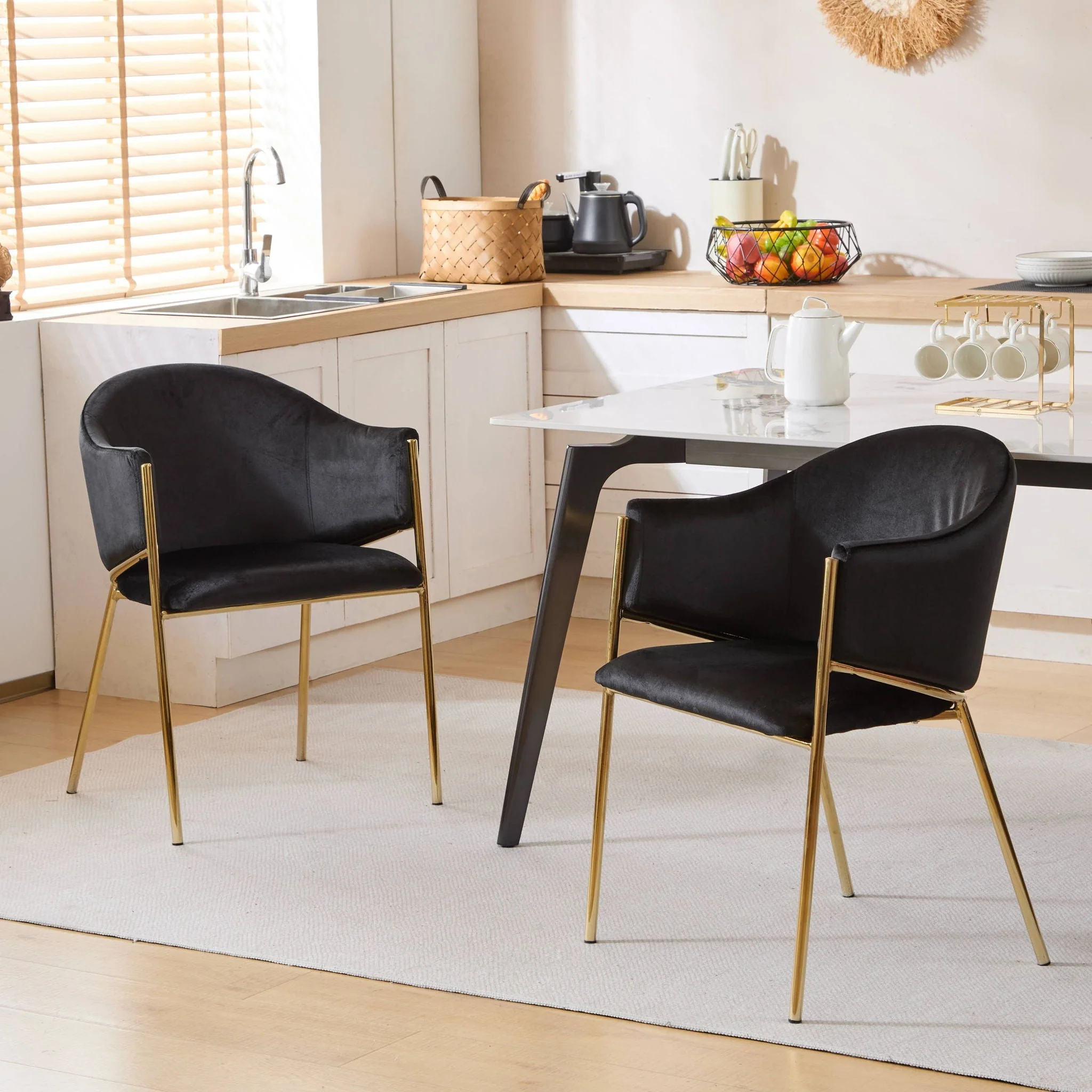 Modern Upholstered Dining Chair with Frame and Plush Comfort - Image 8