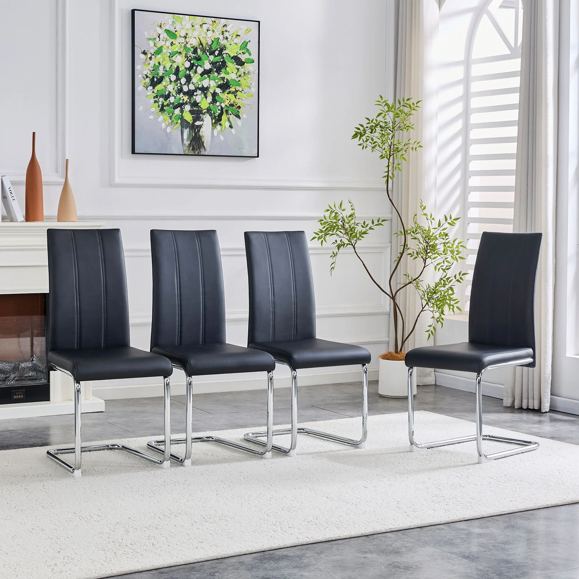 Modern Upholstered Dining Chairs For Dining Room - Image 7