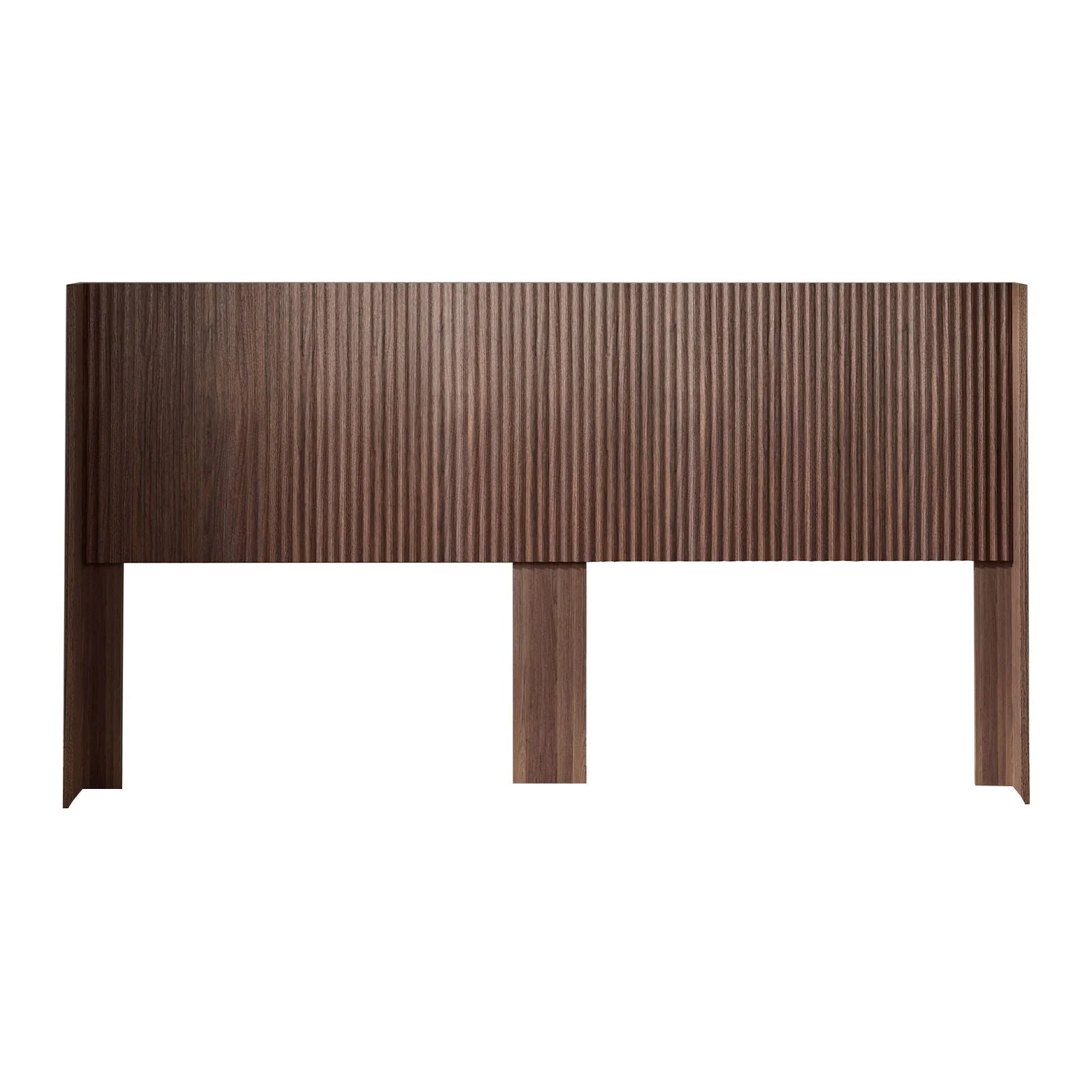 Modern Wide Wall Mounted Fluted Panel Headboard - Image 2