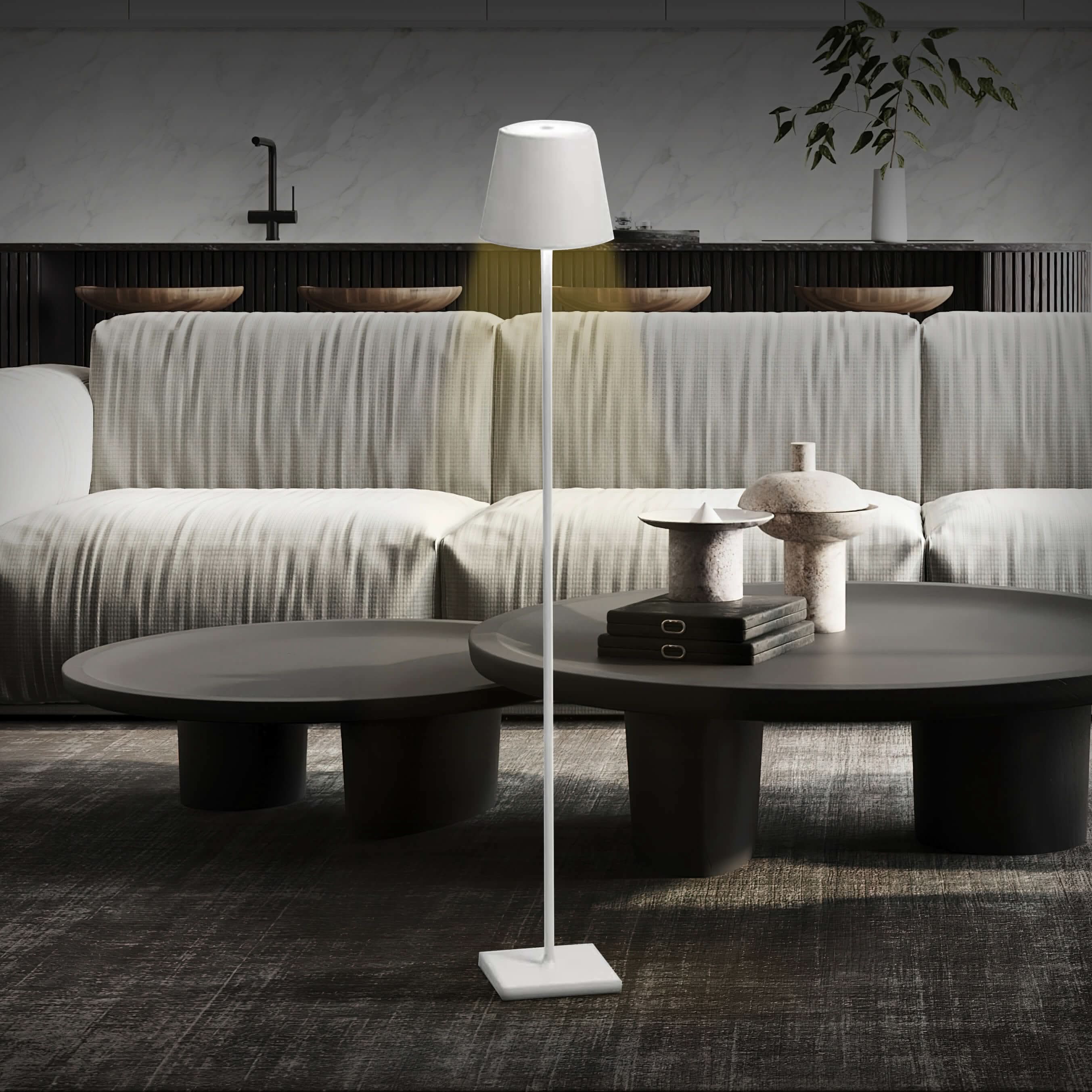 Modern Wireless LED Floor Lamp with Touch Dimmer Rechargeable Indoor Outdoor IP54 - Image 8