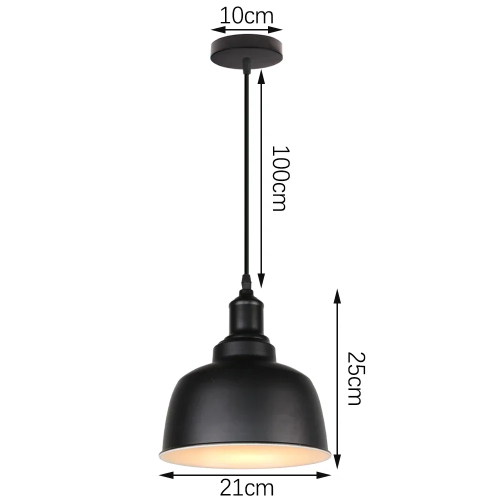 Modern Wood & Aluminum Pendant Ceiling Light E27 Dining Table Kitchen Bedside - Image 16