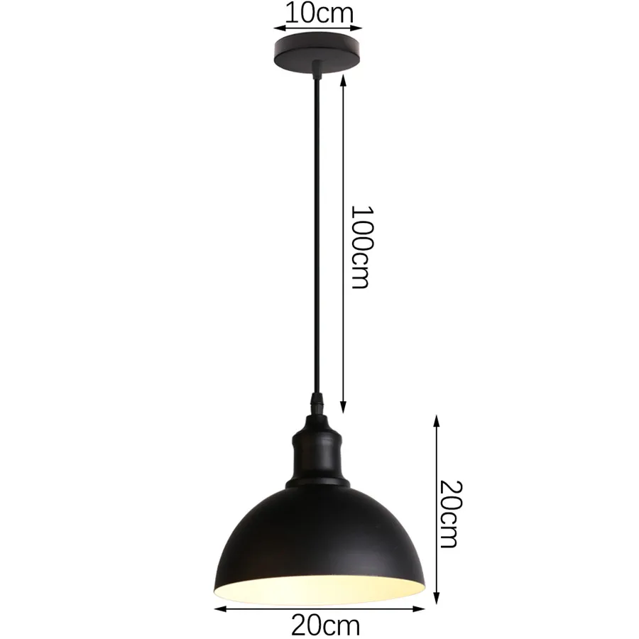 Modern Wood & Aluminum Pendant Ceiling Light E27 Dining Table Kitchen Bedside - Image 18