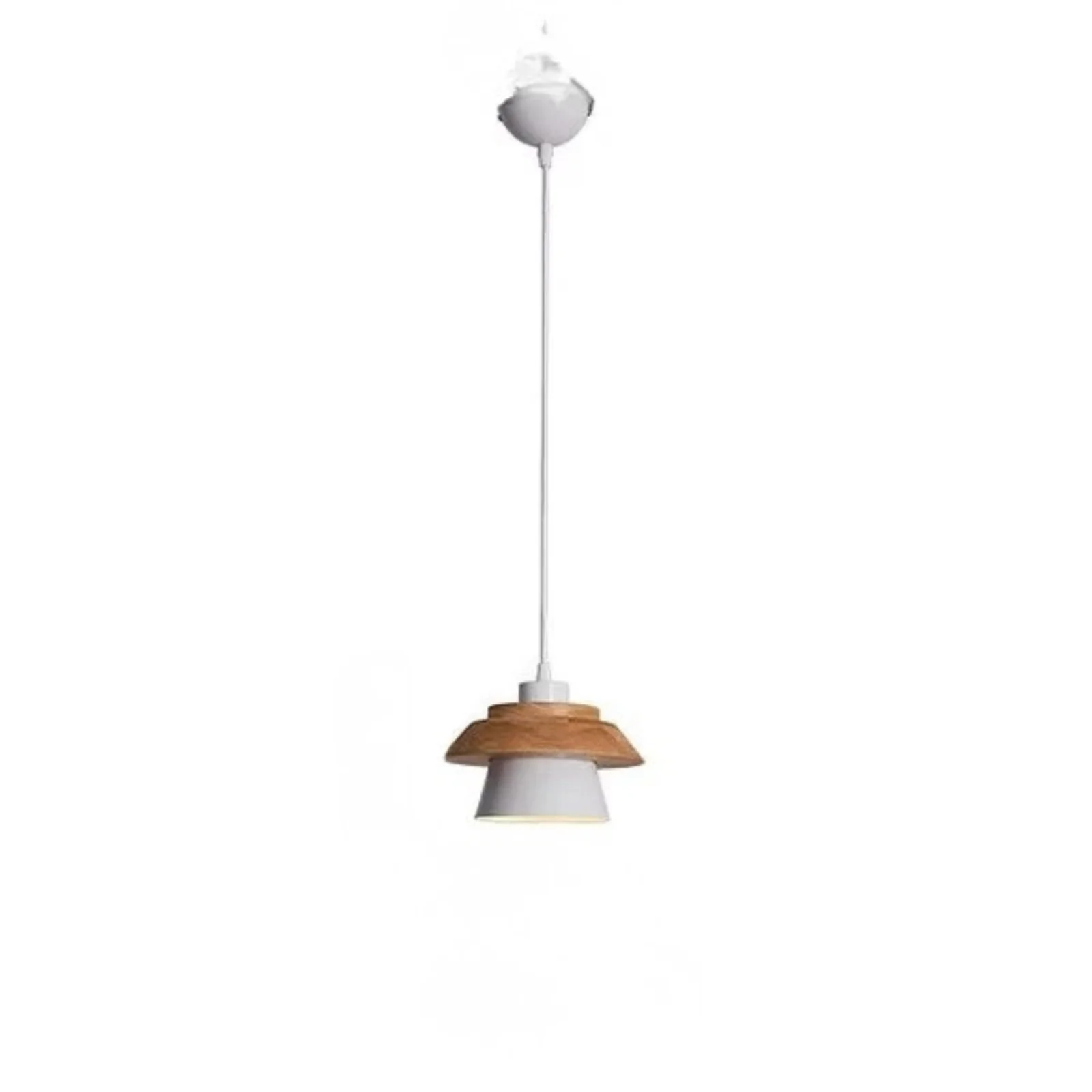 Modern Wood Pendant Light Nordic Macaron Hanging Lamp for Living Room Bedside Decor - Image 7