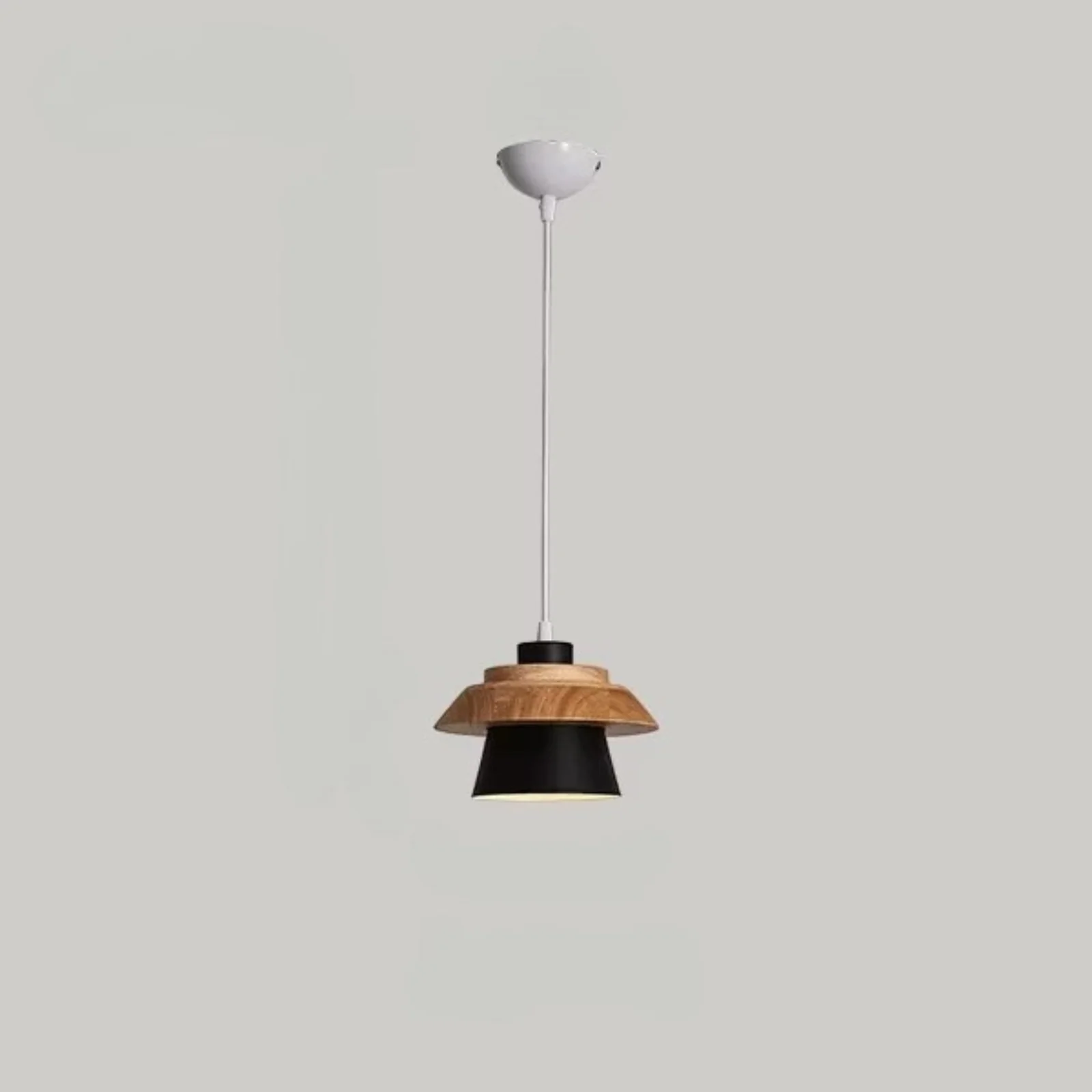 Modern Wood Pendant Light Nordic Macaron Hanging Lamp for Living Room Bedside Decor - Image 8