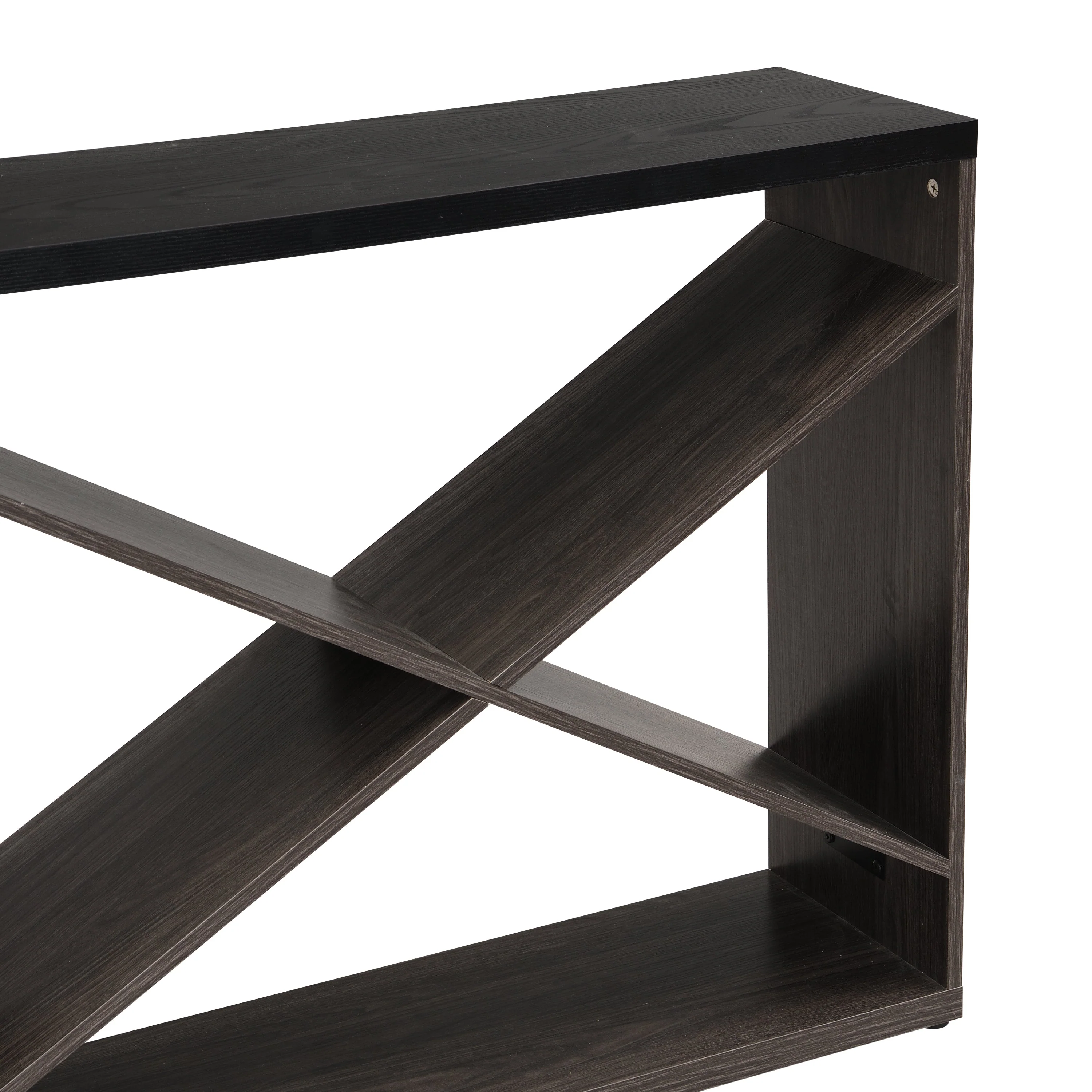 Modern X-Frame Console Table – Elegant Entryway and Office Storage - Image 14