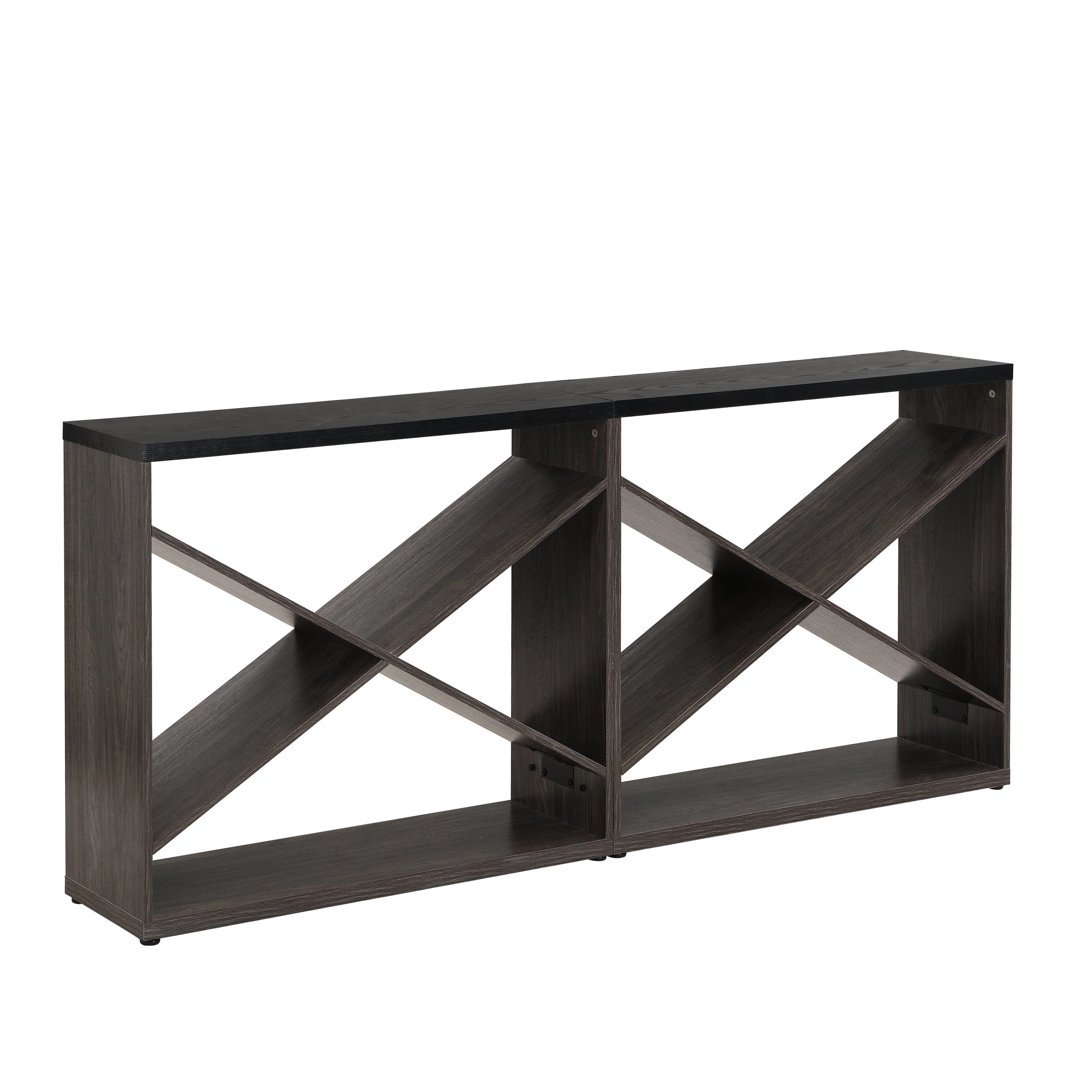 Modern X-Frame Console Table – Elegant Entryway and Office Storage - Image 8