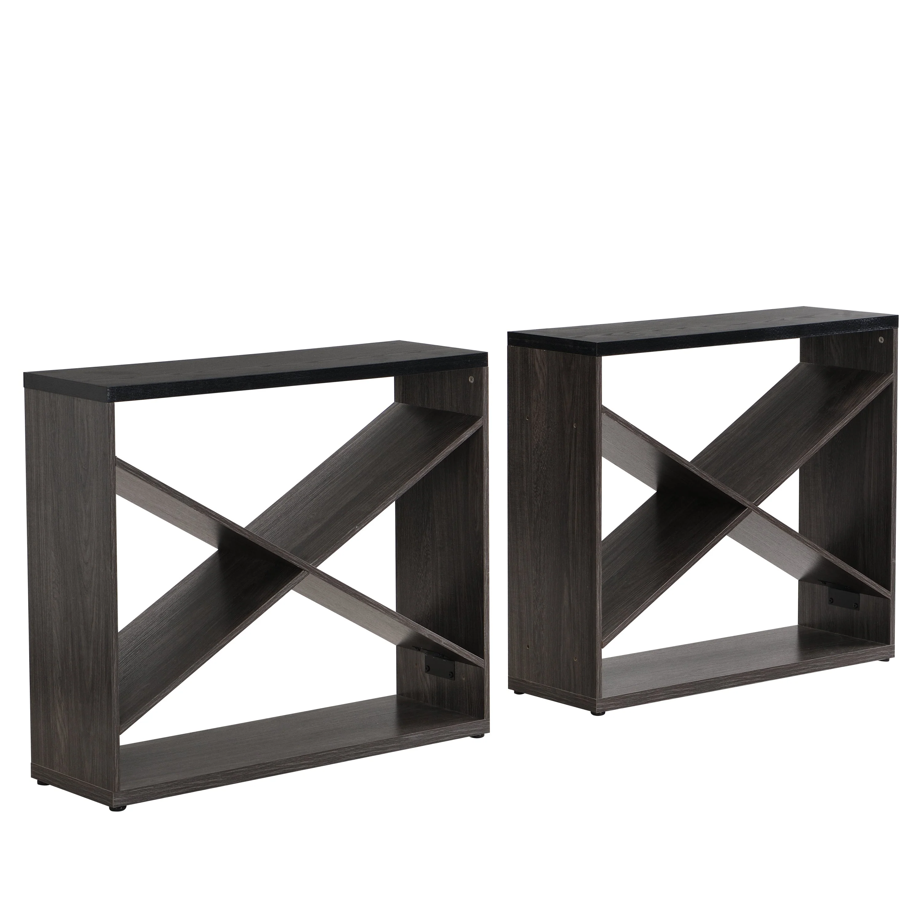 Modern X-Frame Console Table – Elegant Entryway and Office Storage - Image 9