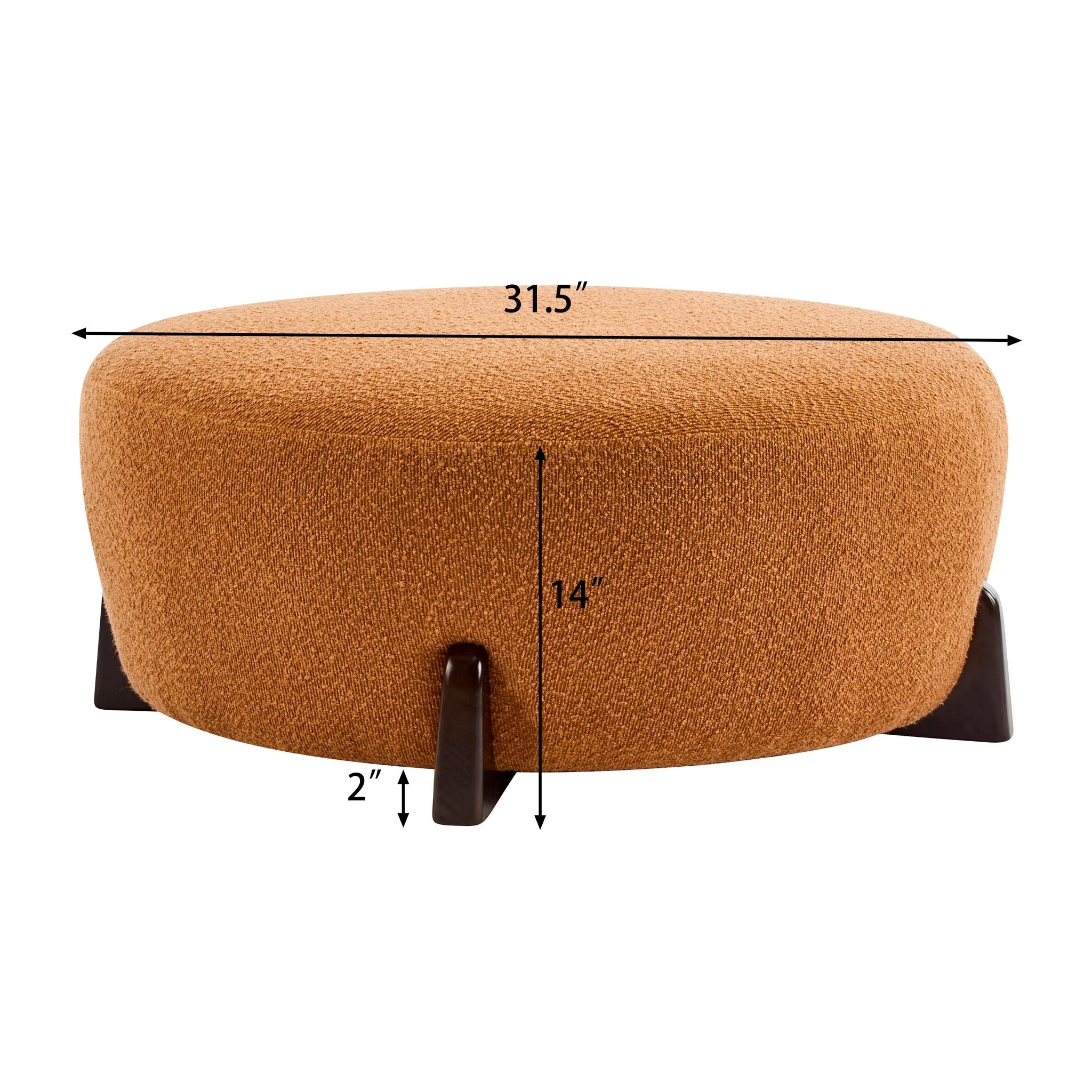 Modish Round Ottoman - Image 8
