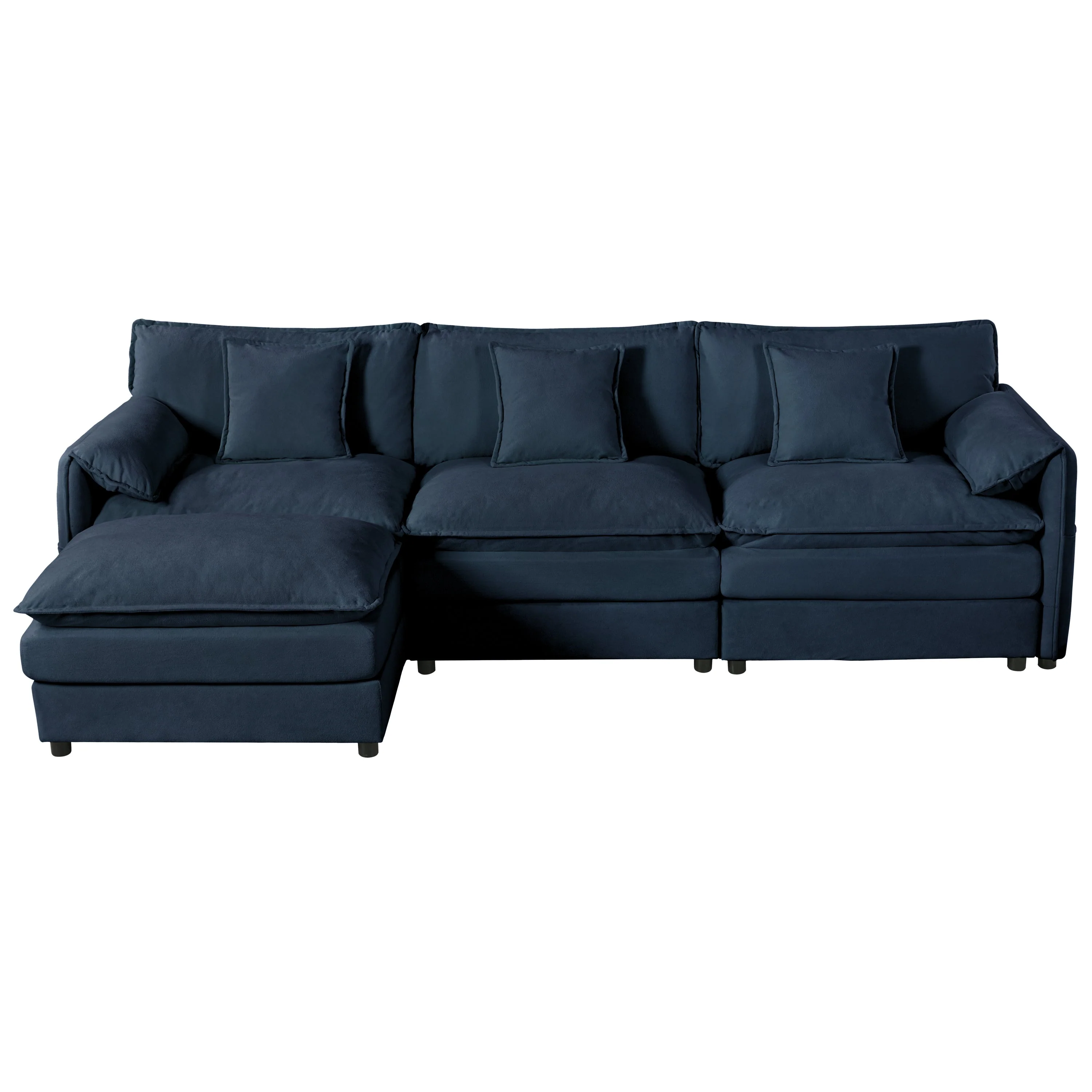 Modular Sectional Sofa Oversized Deep Seat L Shaped Couch Set for Living Room - Image 12