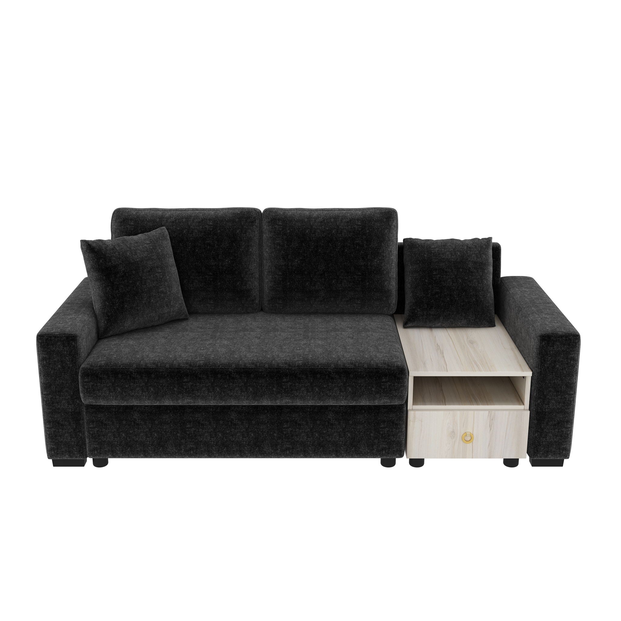 Modular Sofa Couch With Storage Armrest and Center Console - Image 11