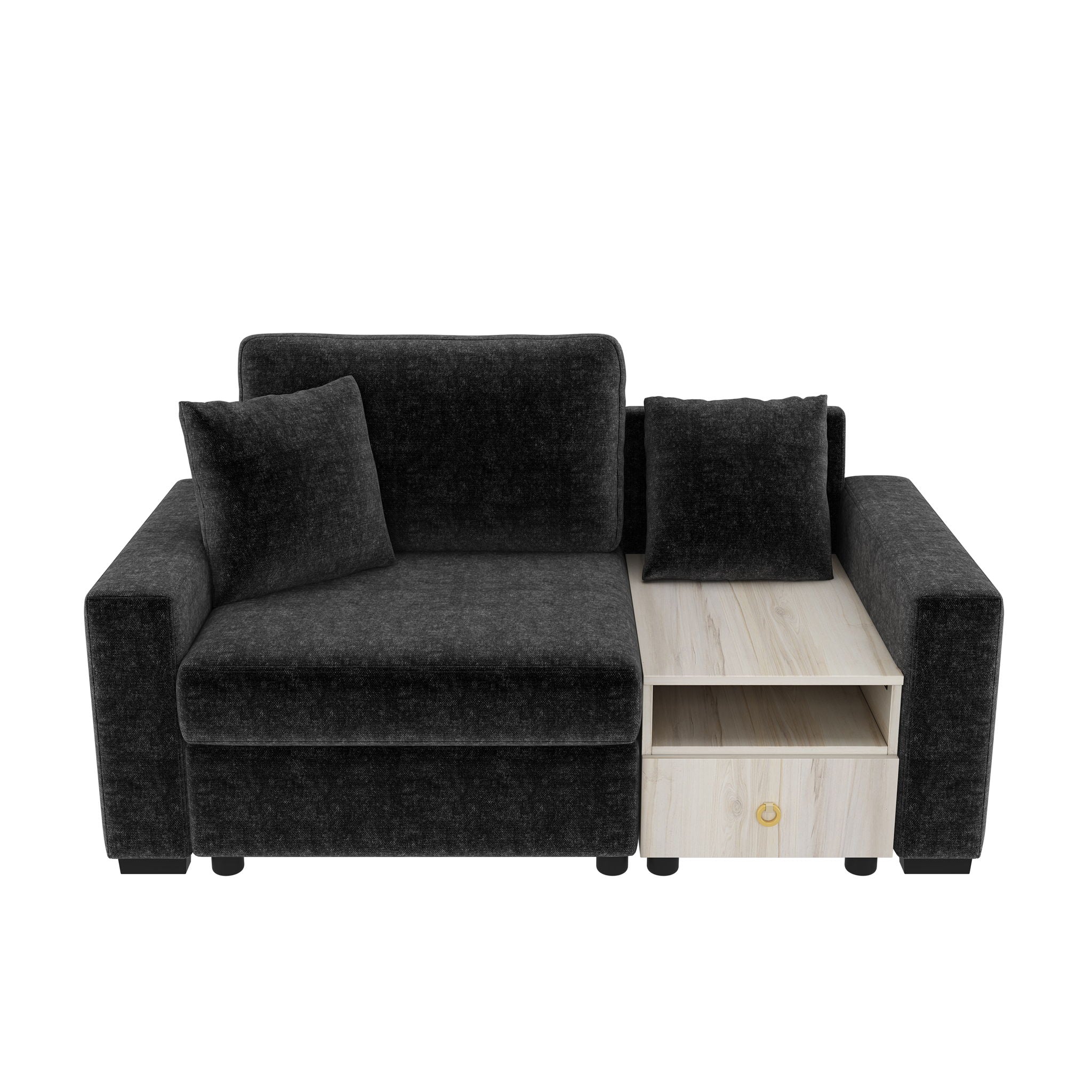 Modular Sofa Couch With Storage Armrest and Center Console - Image 6