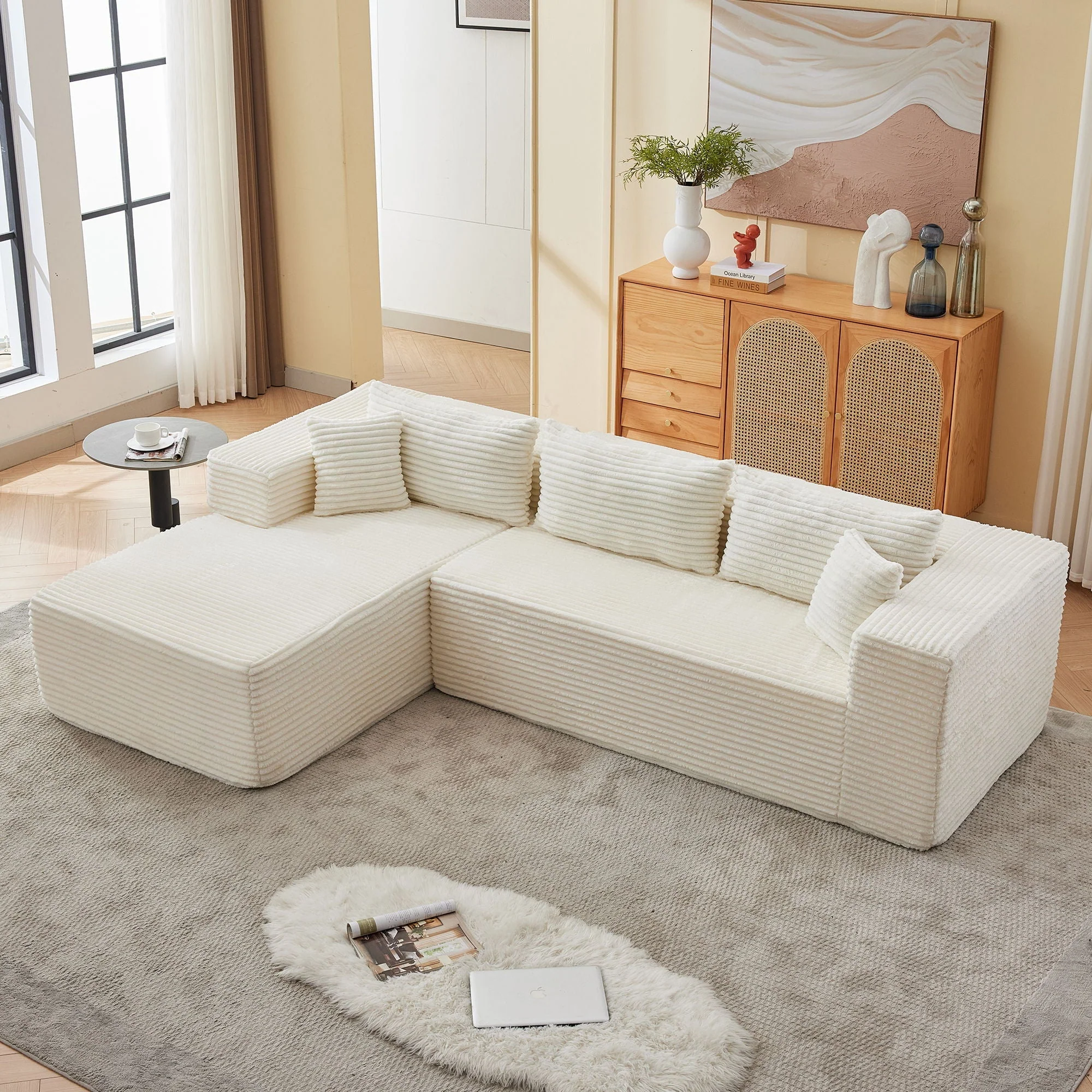 Modular Sofa With Square Legs - Image 4