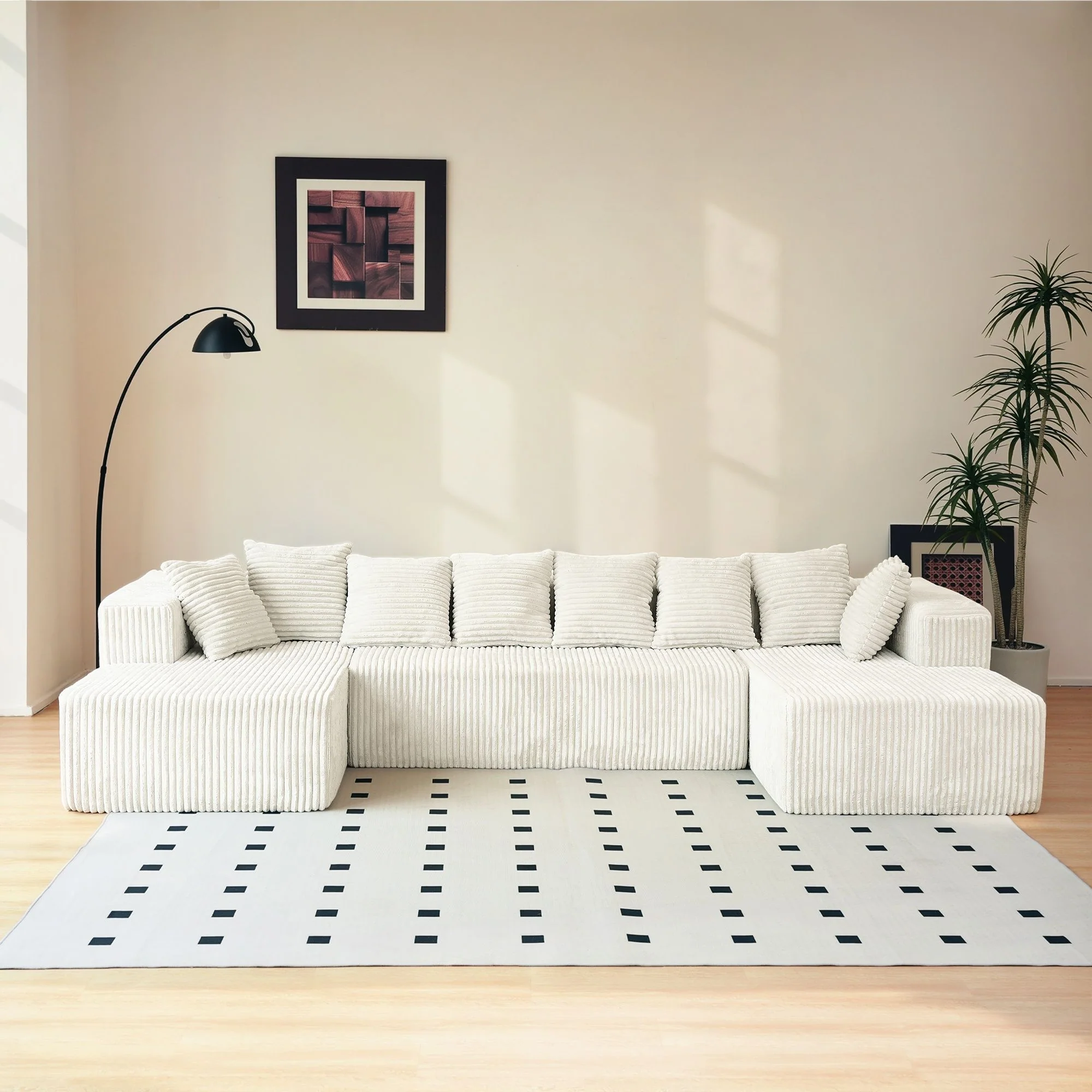 Modular U Shaped Sectional Sofa - Image 8