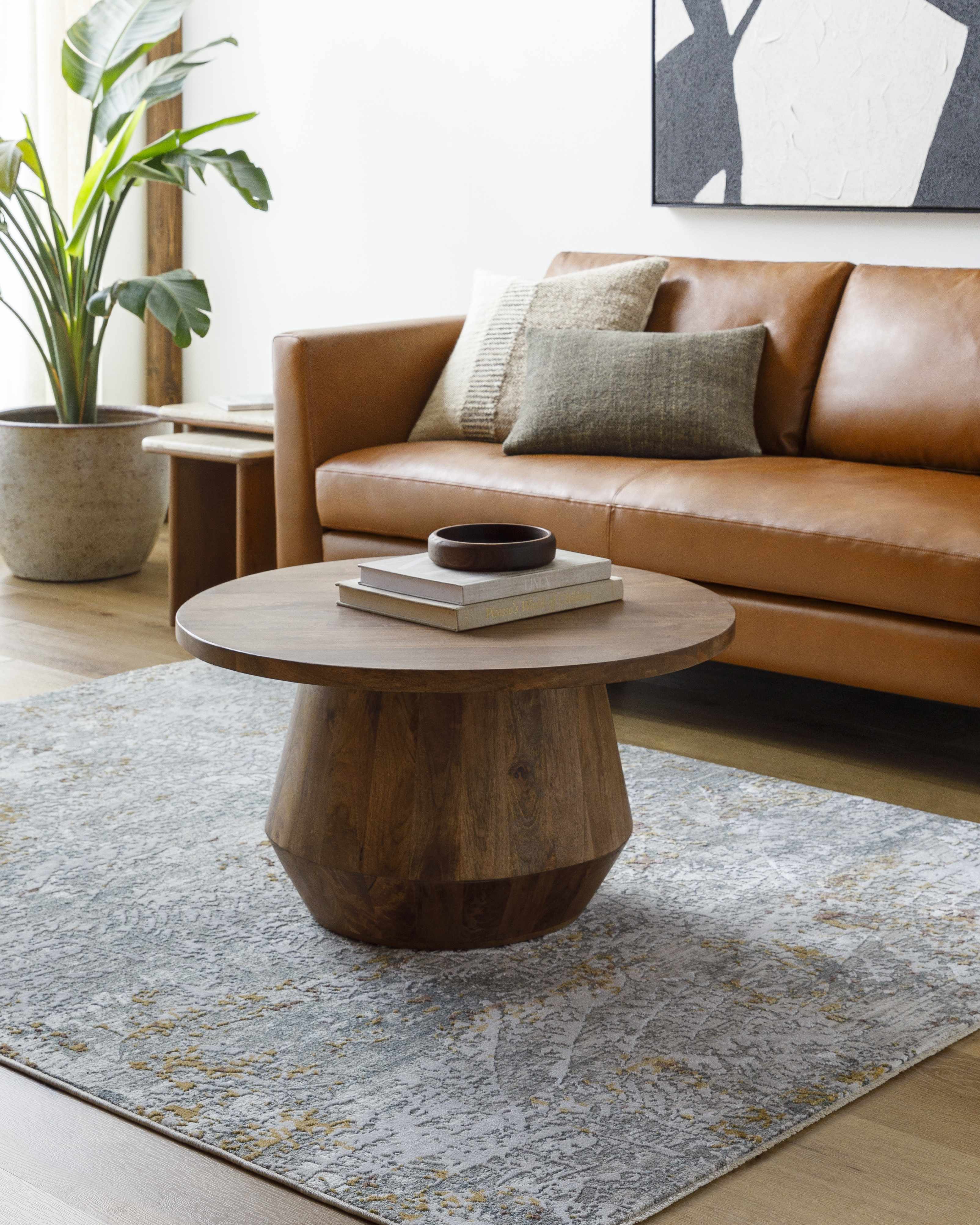 Moke Textured Rug with Fringes - Image 2