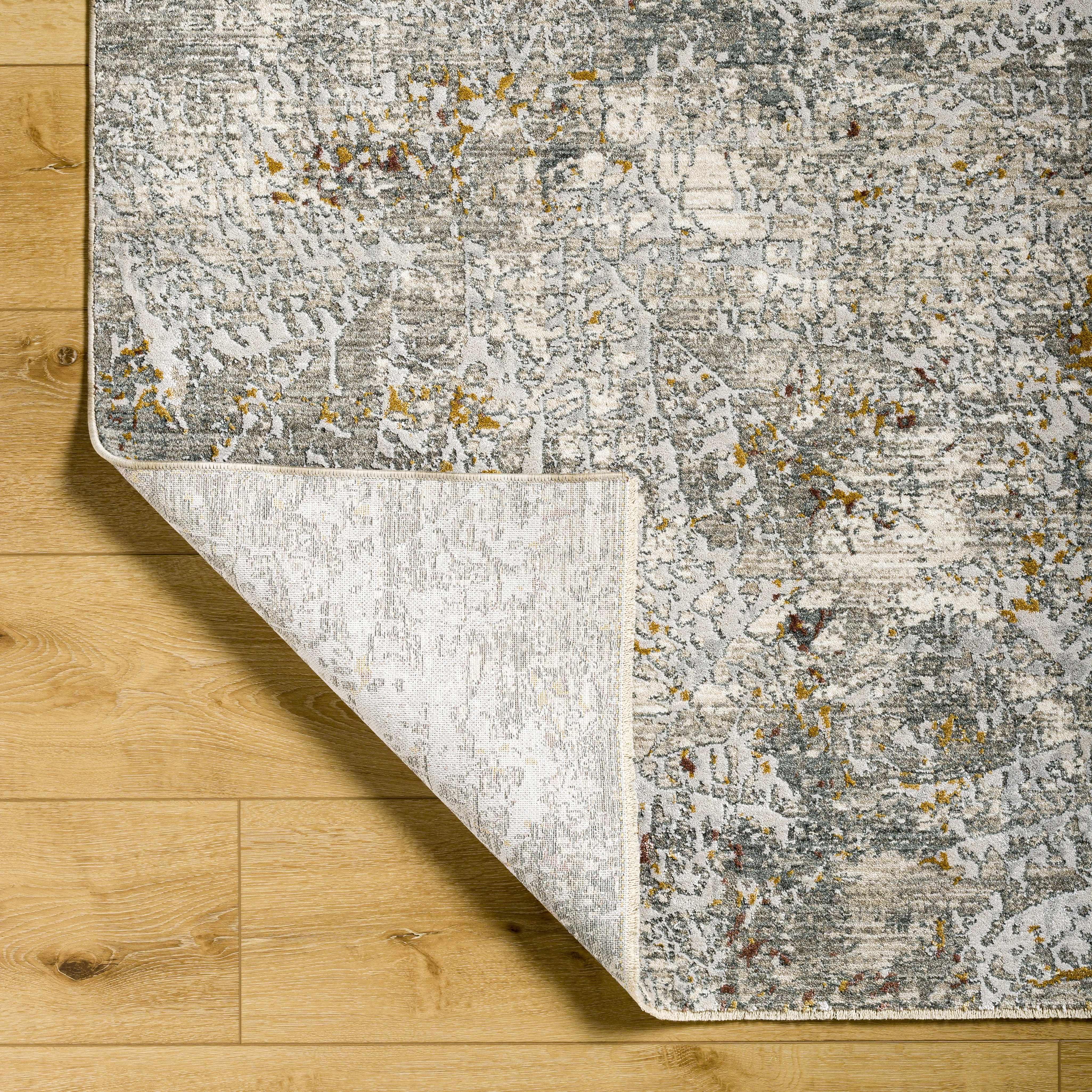 Moke Textured Rug with Fringes - Image 3