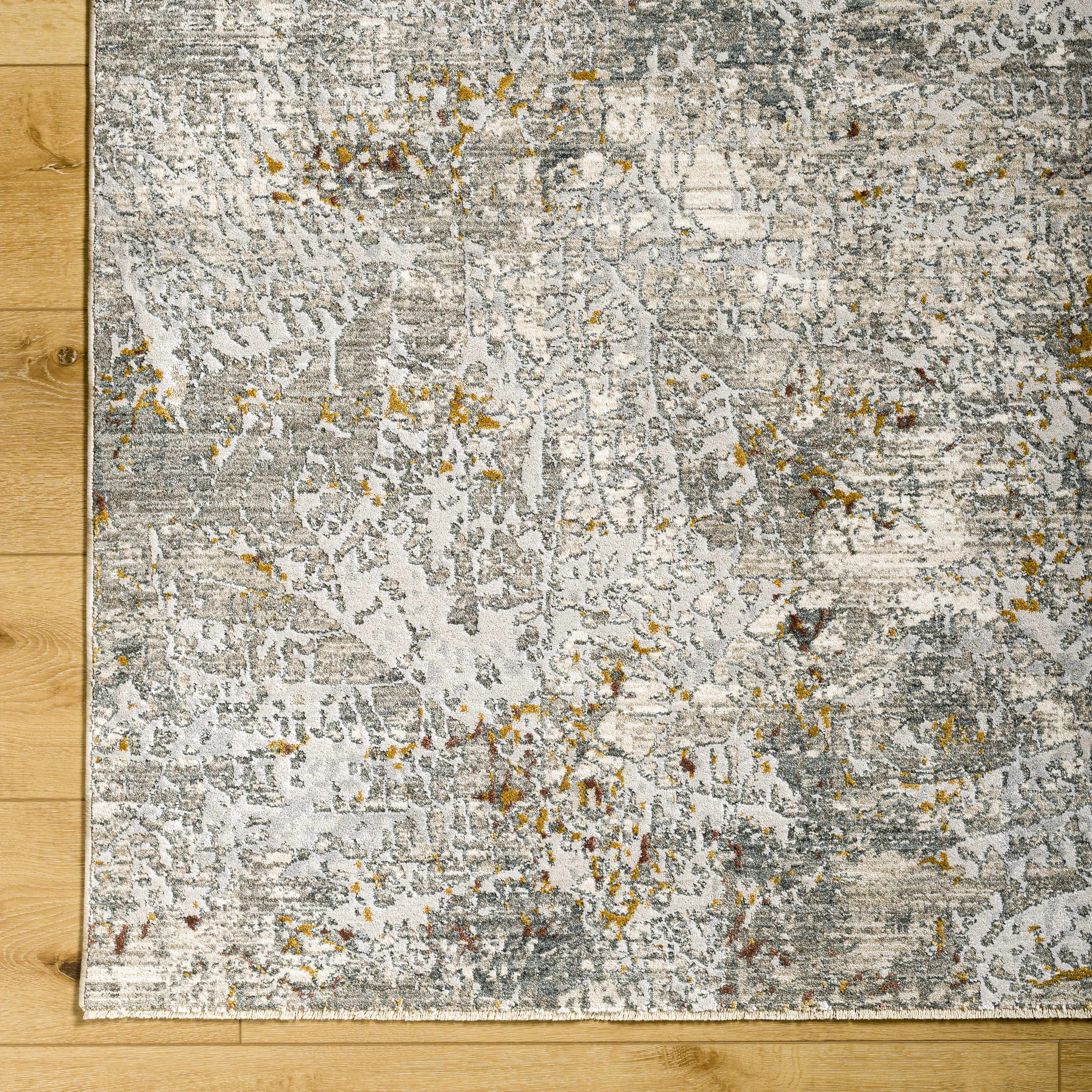 Moke Textured Rug with Fringes - Image 5