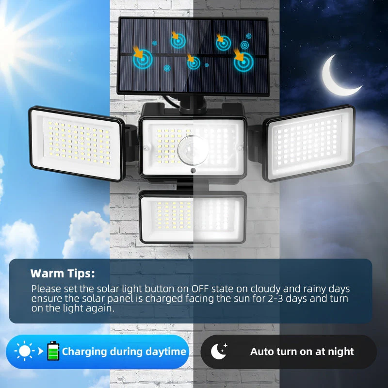 Moktan Sabai - Bright Solar Lights w/ Remote & Motion Sensor 2/4 Pack - Image 9