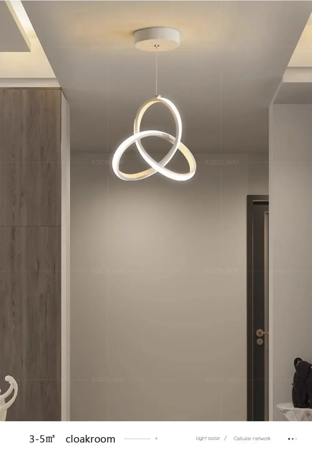 Moktan Sabai Nordic LED Pendant Lamp – Modern Ceiling Light for Dining & Living Room - Image 10