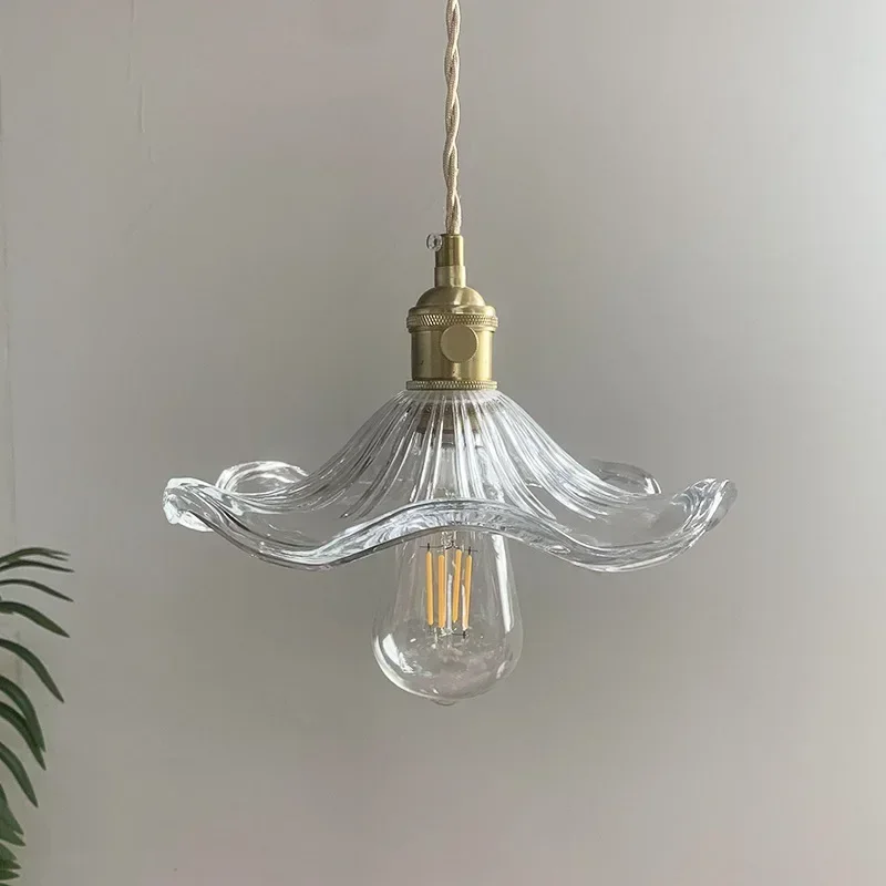 Moktan Sabai Nordic LED Pendant Light – Colorful Glass Copper Hanging Lamp - Image 5