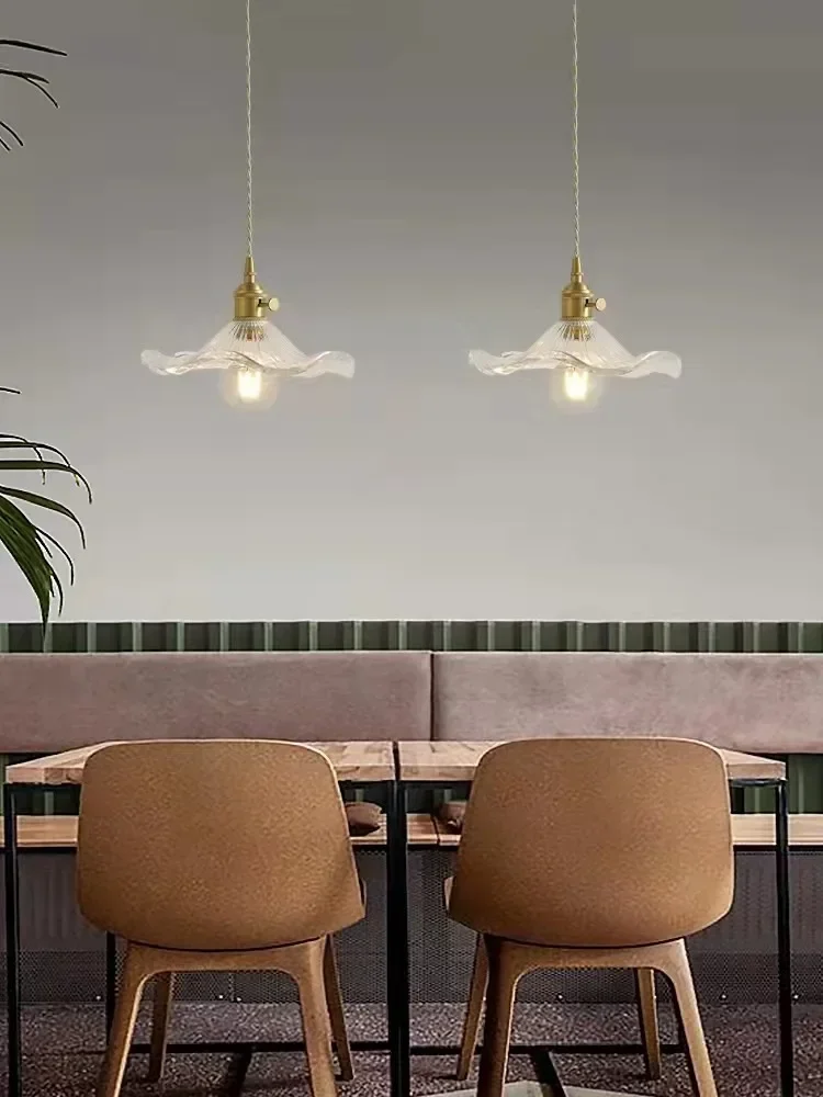 Moktan Sabai Nordic LED Pendant Light – Colorful Glass Copper Hanging Lamp - Image 7