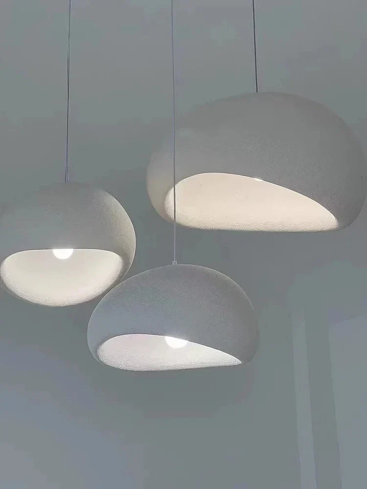 Moktan Sabai Nordic Wabi Sabi LED Chandelier – E27 Pendant Light for Kitchen & Bar - Image 12