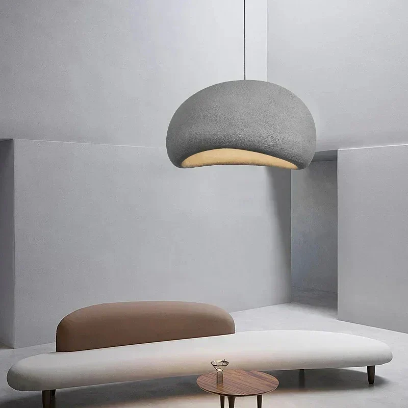 Moktan Sabai Nordic Wabi Sabi LED Chandelier – E27 Pendant Light for Kitchen & Bar - Image 3