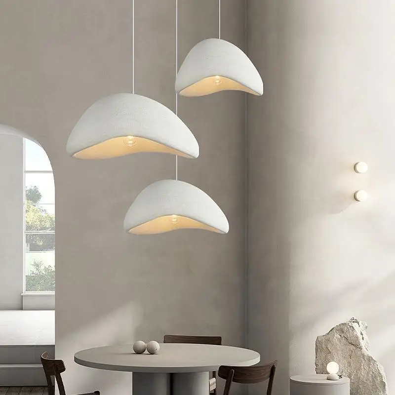 Moktan Sabai Nordic Wabi Sabi LED Chandelier – E27 Pendant Light for Kitchen & Bar - Image 6