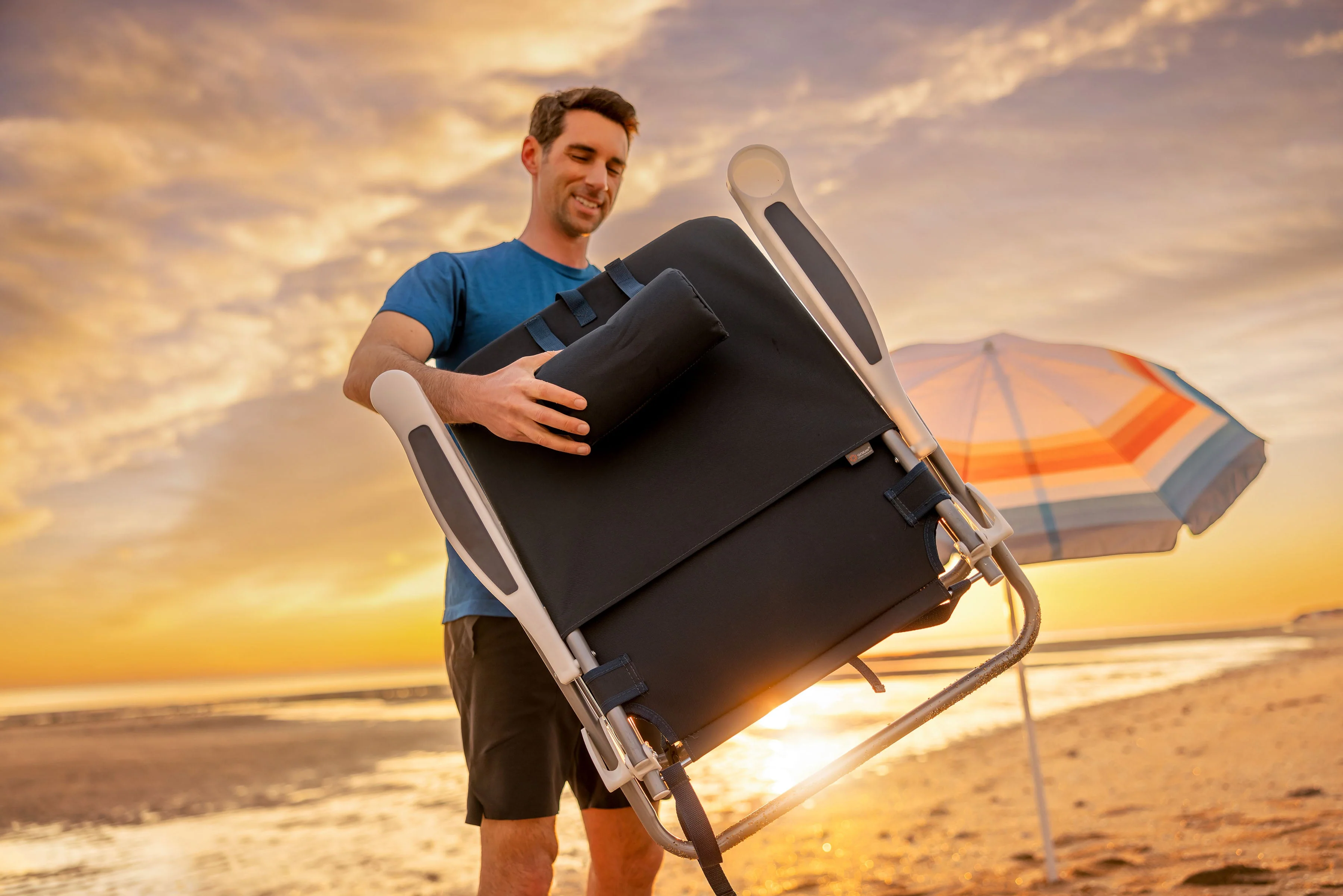 Monaco Reclining Beach Backpack Chair - Image 9