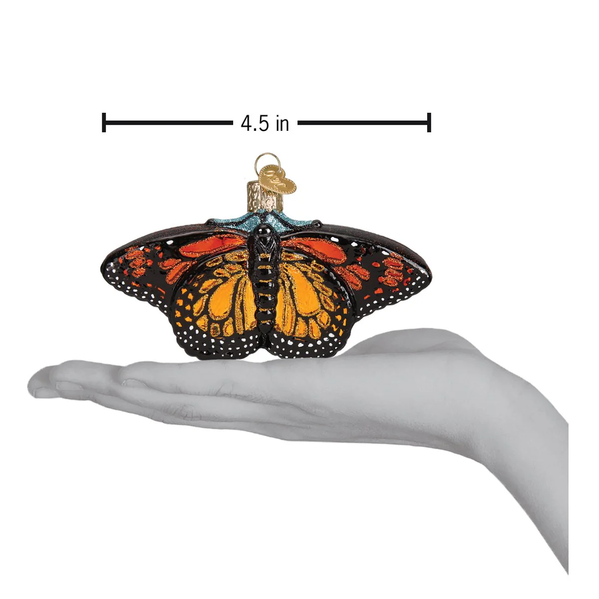 Monarch Butterfly Ornament by Old World Christmas 2.5x4.5x1 Inch - Image 6