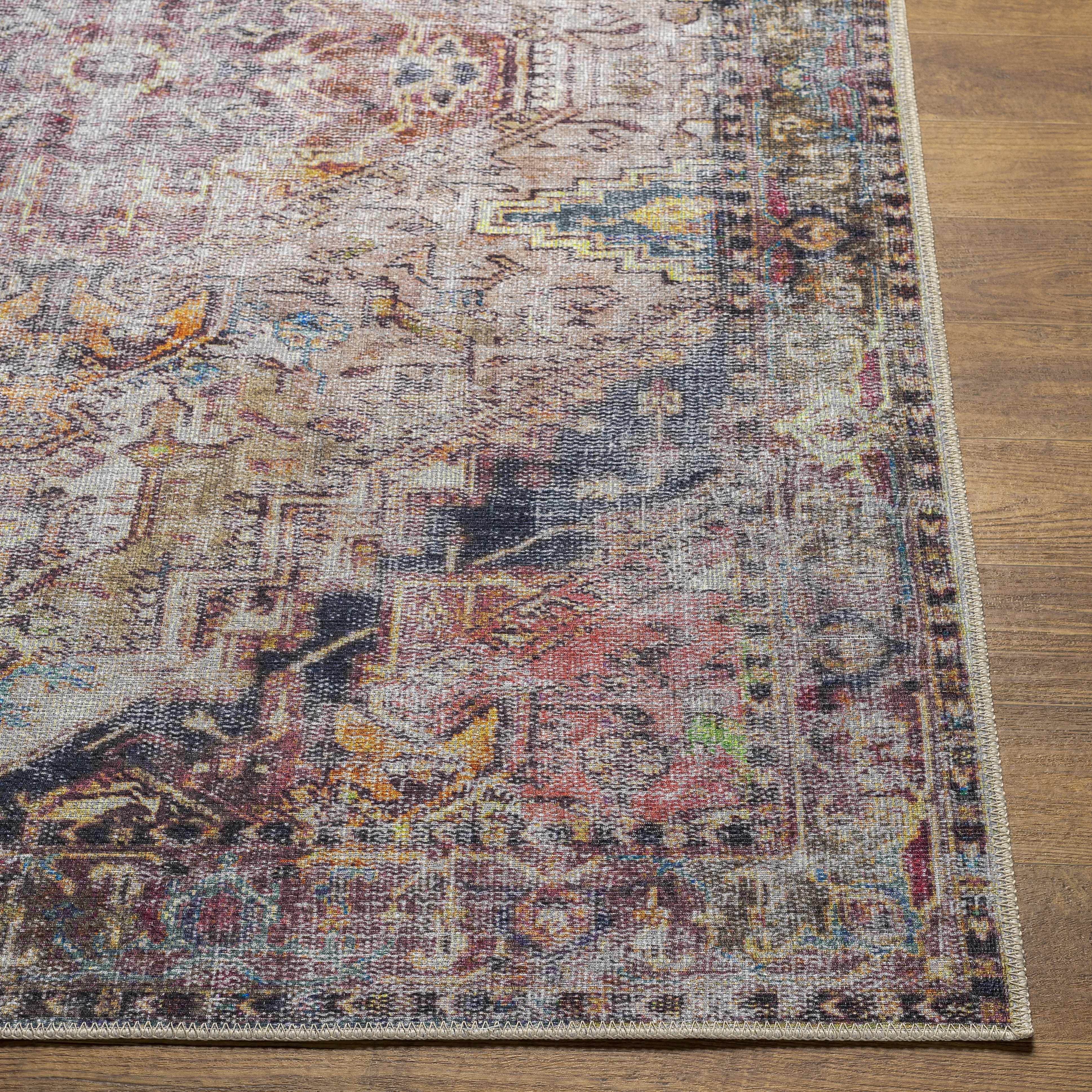 Monching Washable Area Rug - Clearance - Image 7