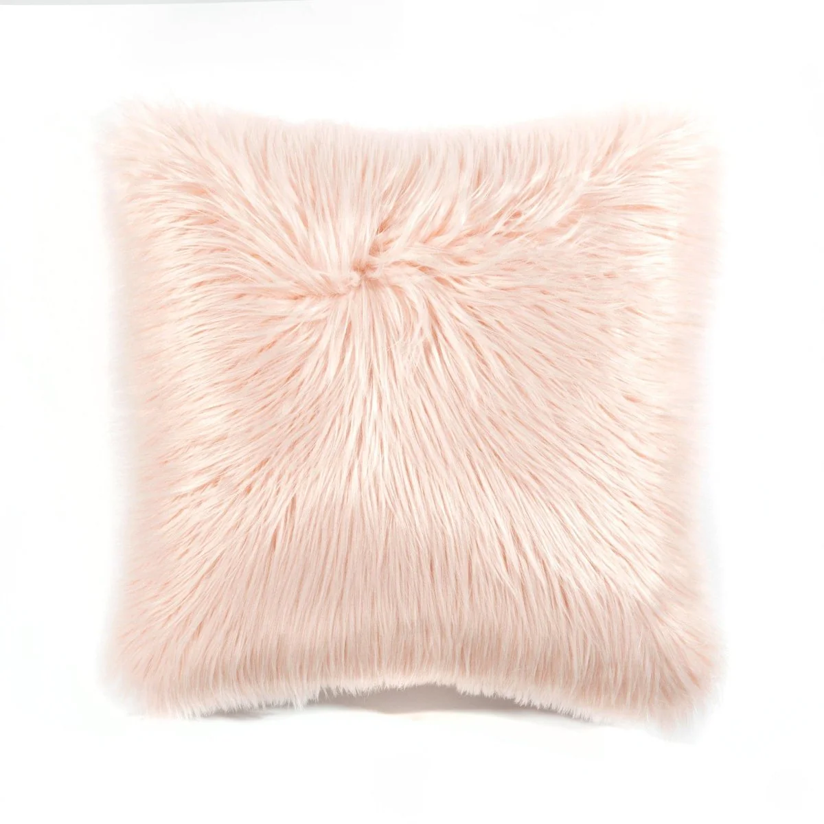 Mongolian Luca Soft Faux Fur Decorative Pillow Cover - Image 2