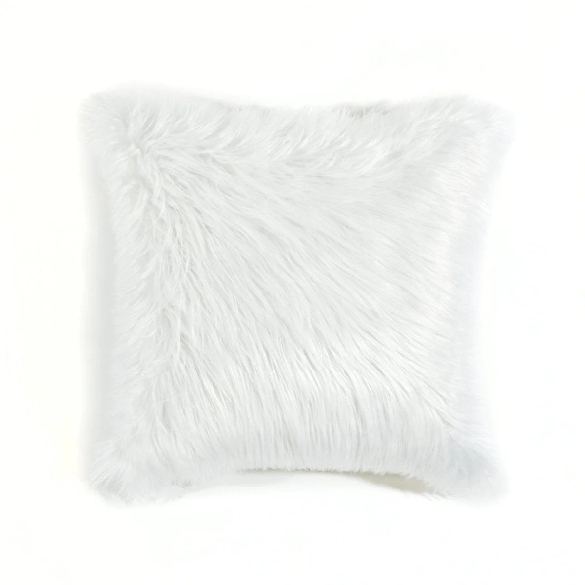 Mongolian Luca Soft Faux Fur Decorative Pillow Cover - Image 3