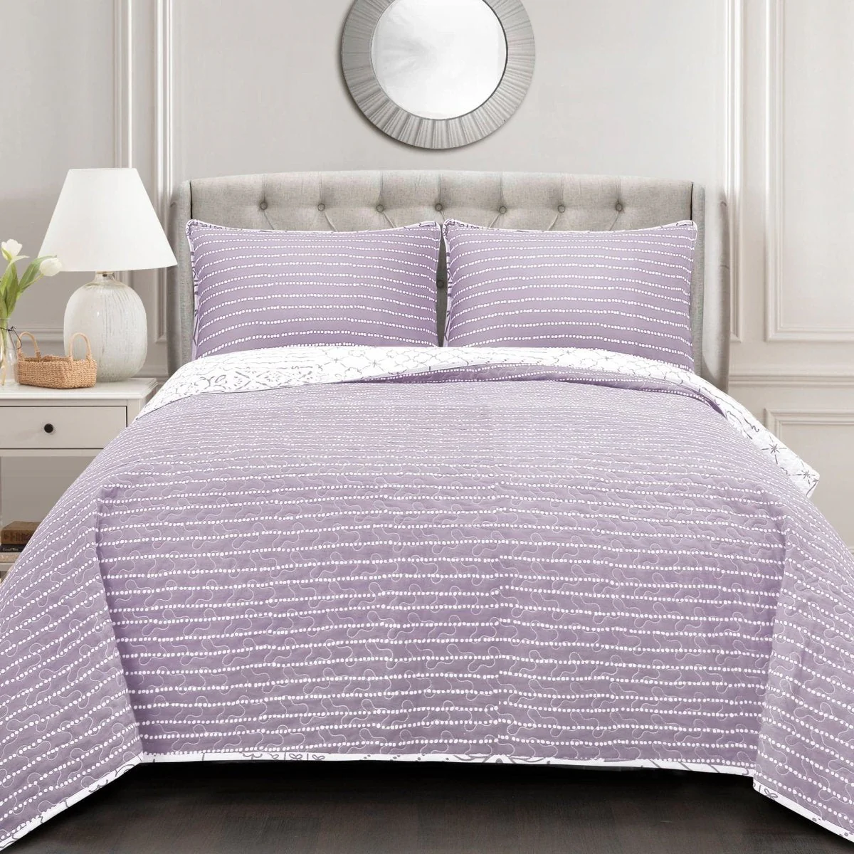 Monique 3 Piece Quilt Set - Image 10