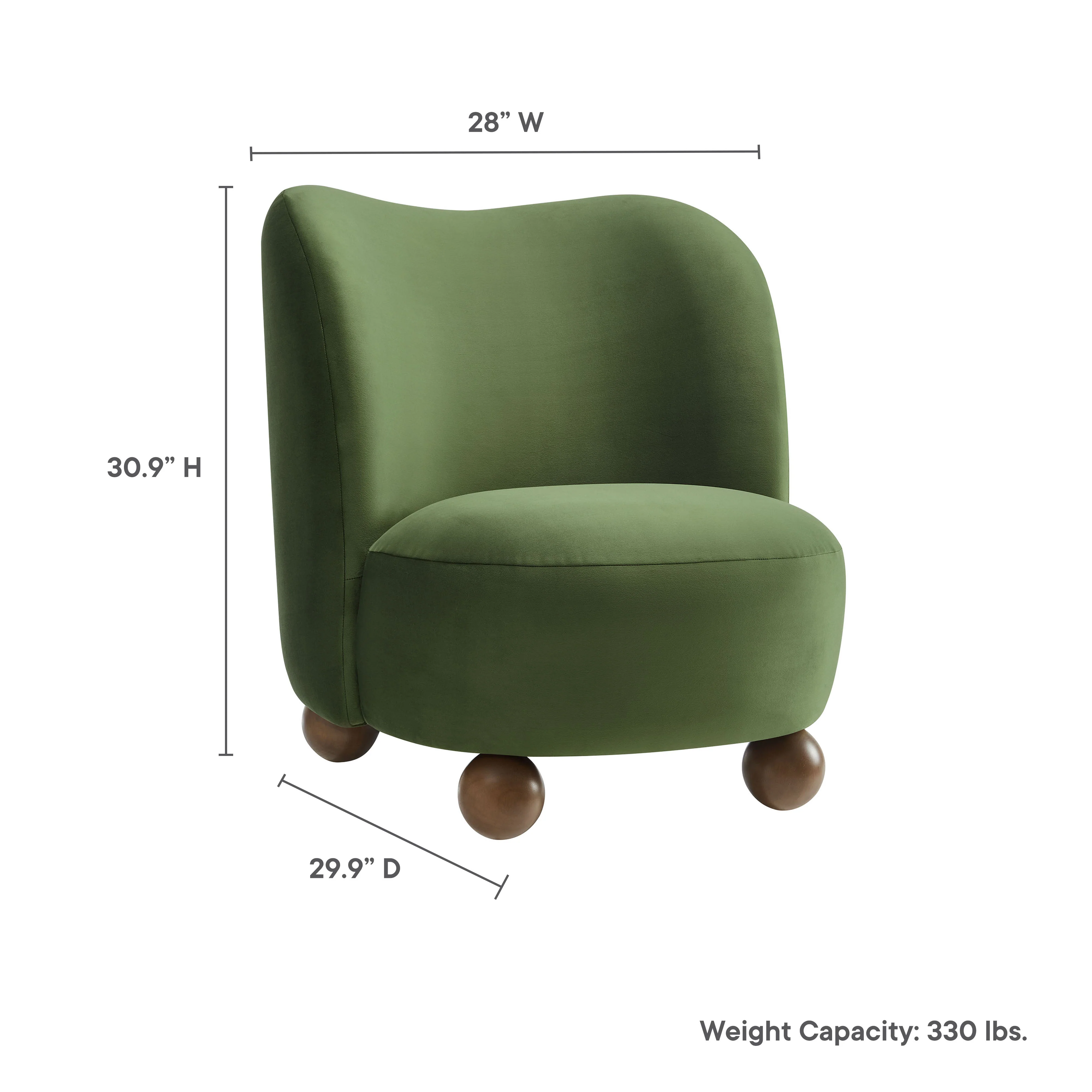 Monroe Performance Velvet Accent Chair by Modway - Image 21