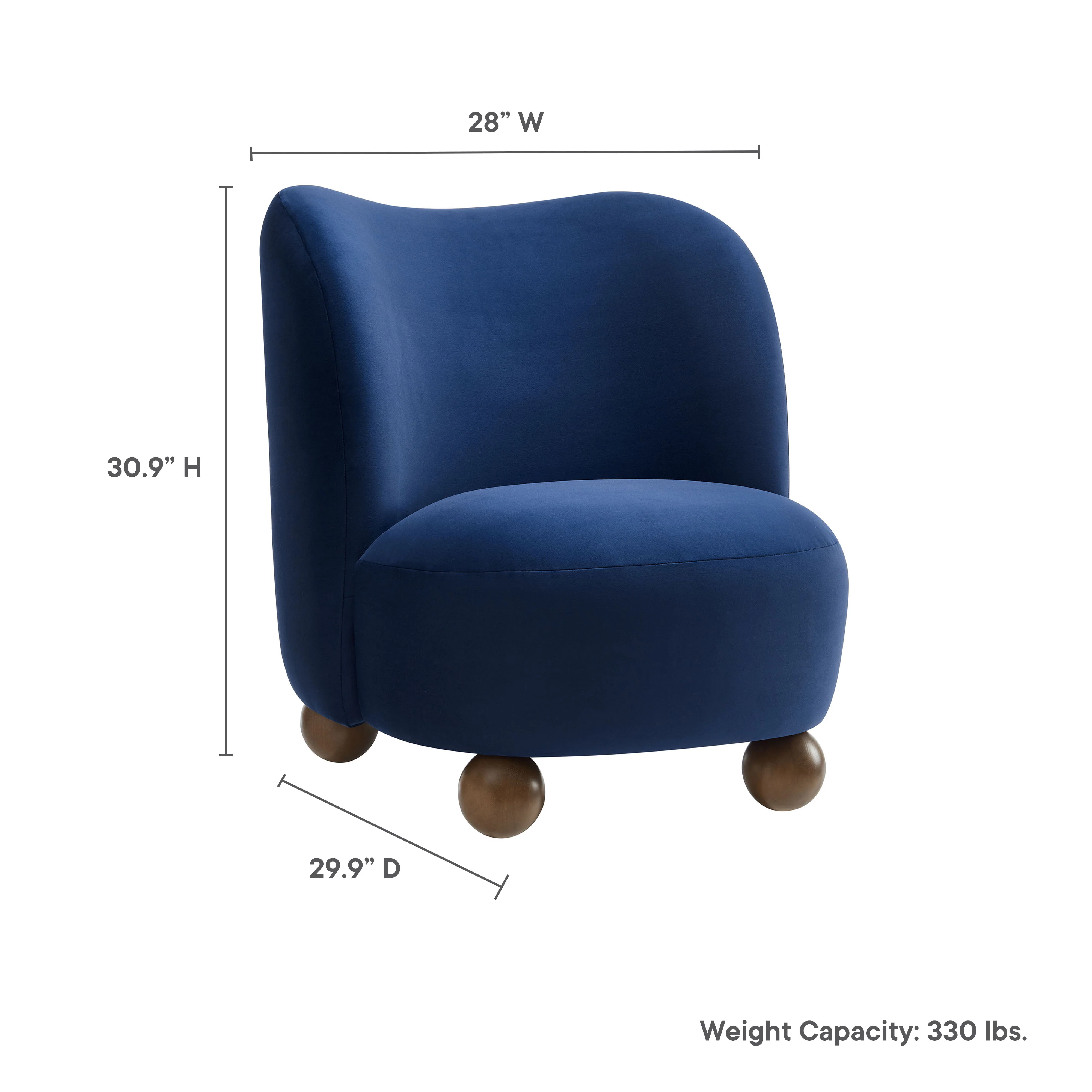 Monroe Performance Velvet Accent Chair by Modway - Image 25