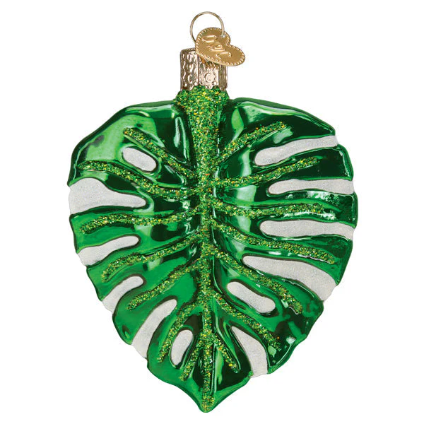 Monstera Leaf Ornament - Image 3