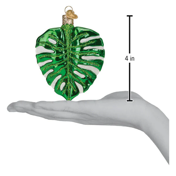 Monstera Leaf Ornament - Image 6
