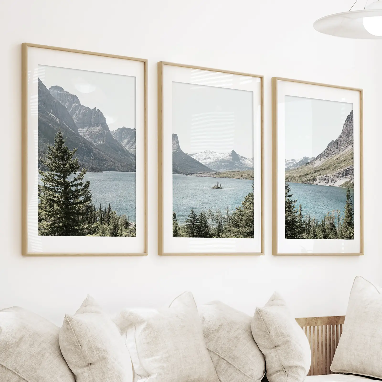Montana Glacier National Park. Mountain Lake. Travel Wall Art - Image 2